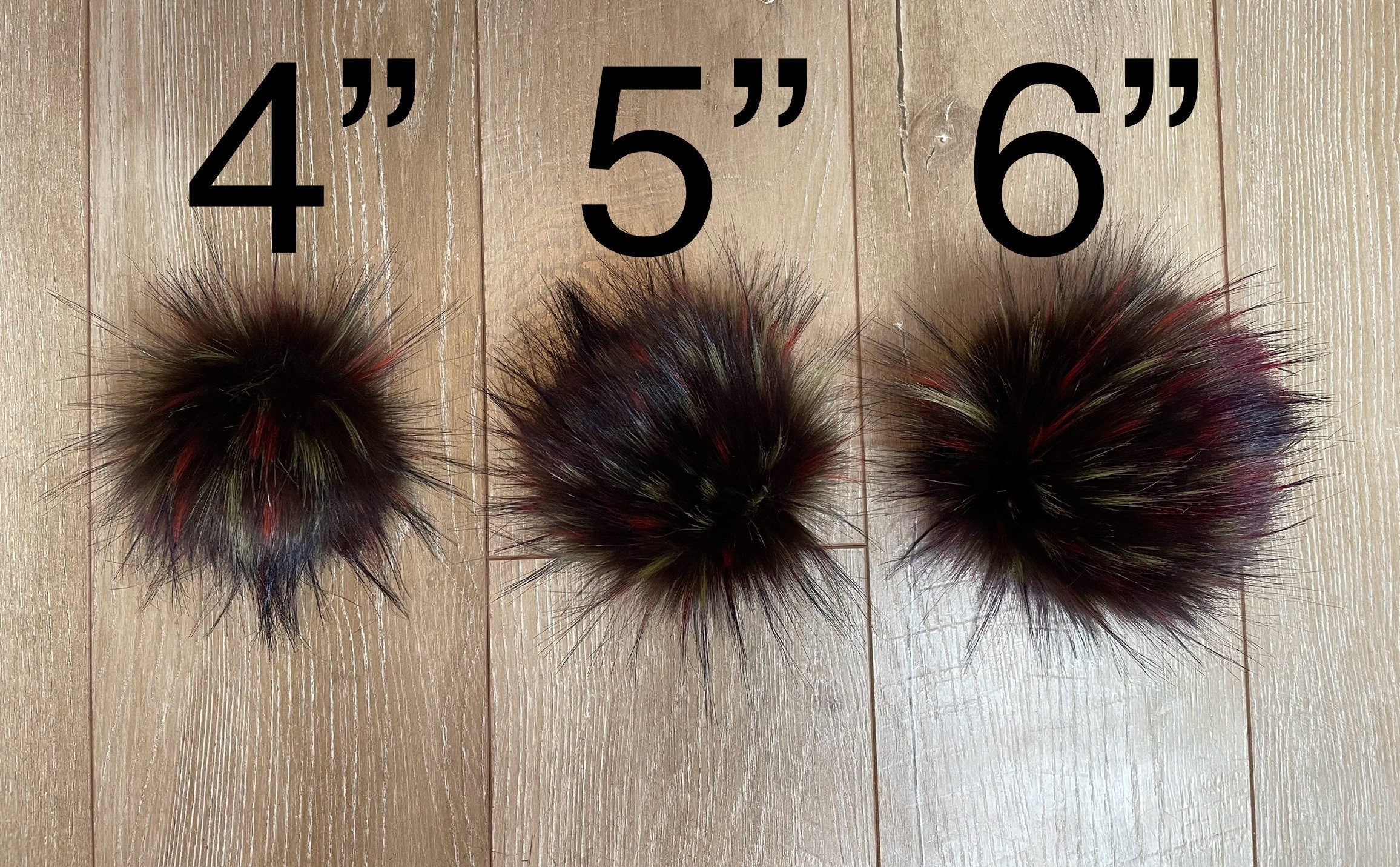 Cranberries faux fur Pom Pom
