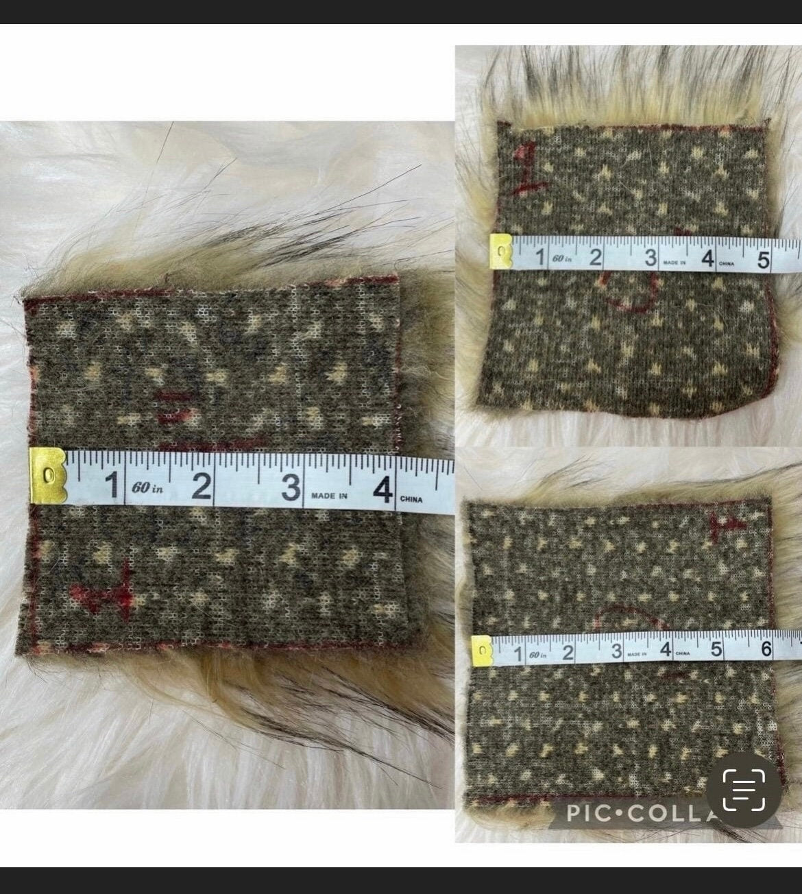 Eggplant faux fur Pom Pom