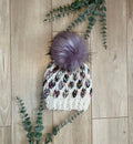 A mini new leaf childs beanie