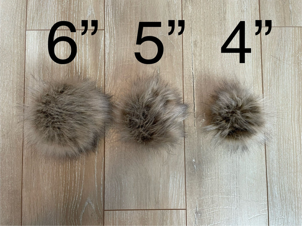 Alpaca faux fur pom pom