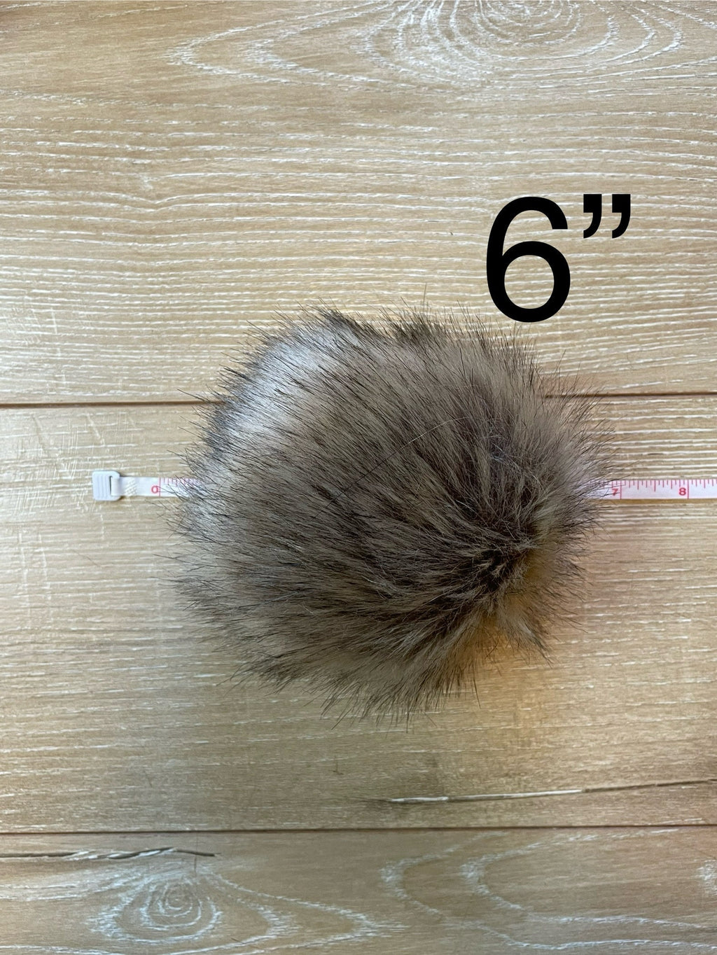 Bunny faux fur pom pom