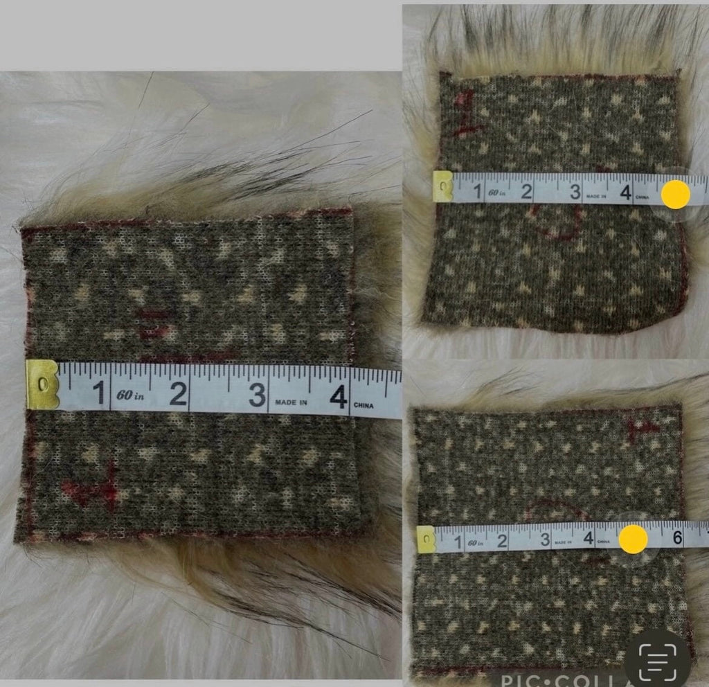 Raspberries faux fur pom pom