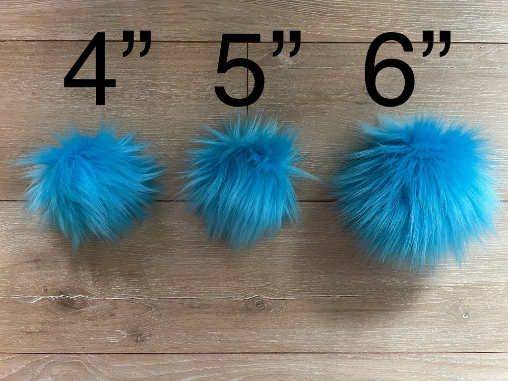 Electric blue Pom
