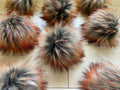 Embers luxe faux fur Pom Poms