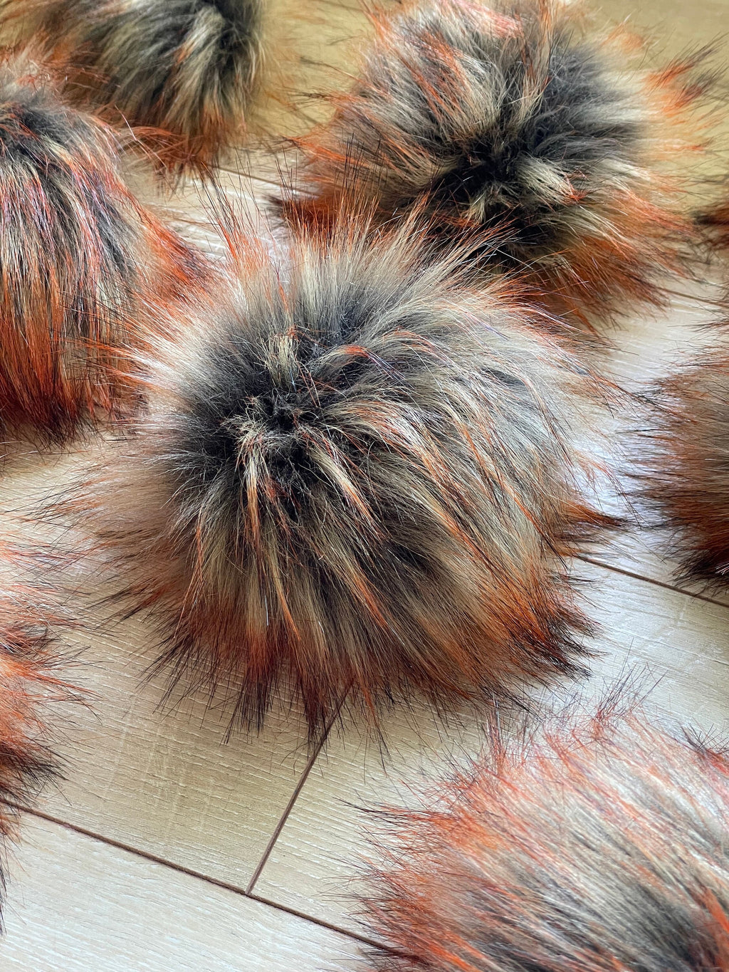 Embers luxe faux fur Pom Poms