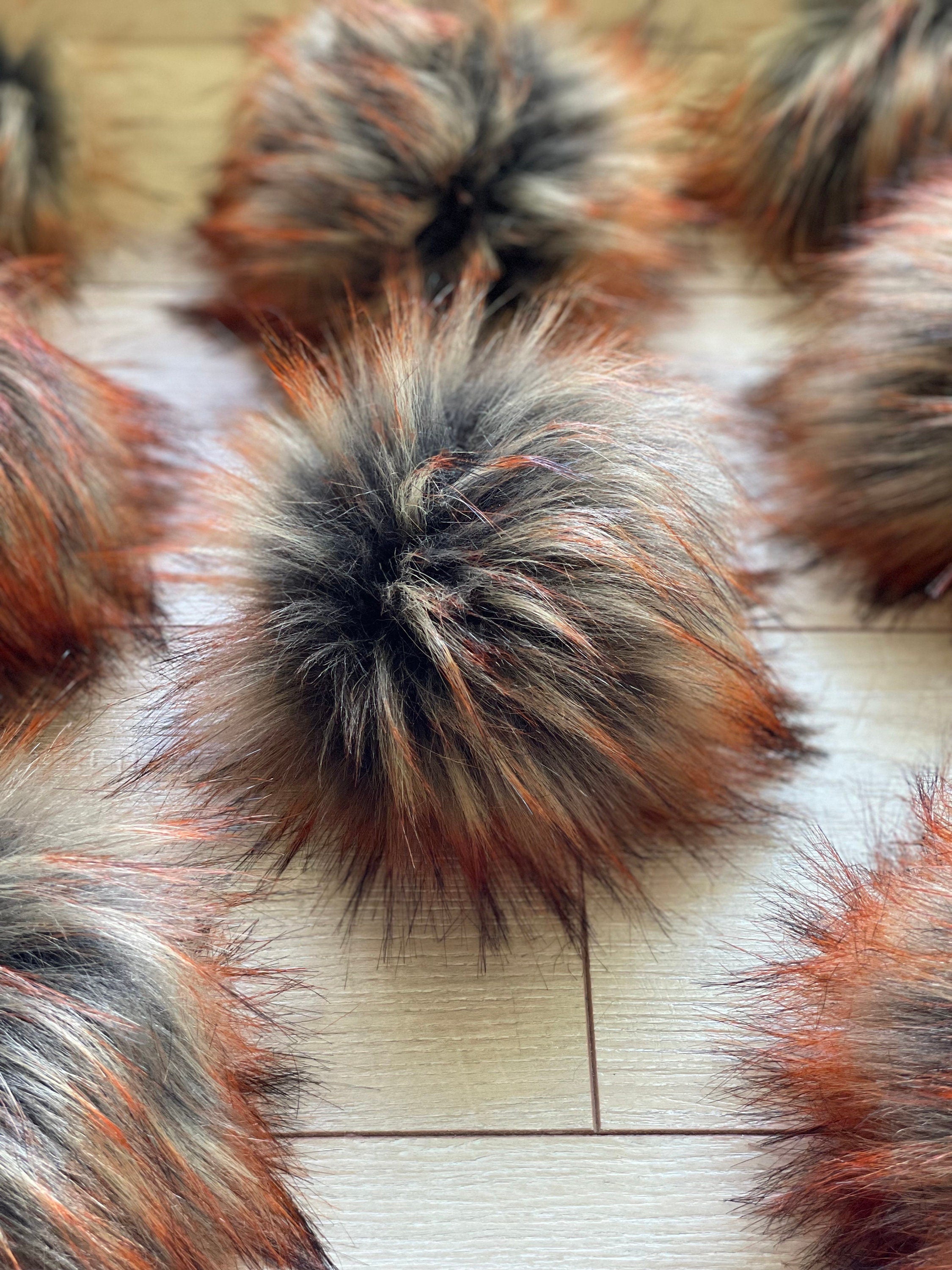 Embers luxe faux fur Pom Poms