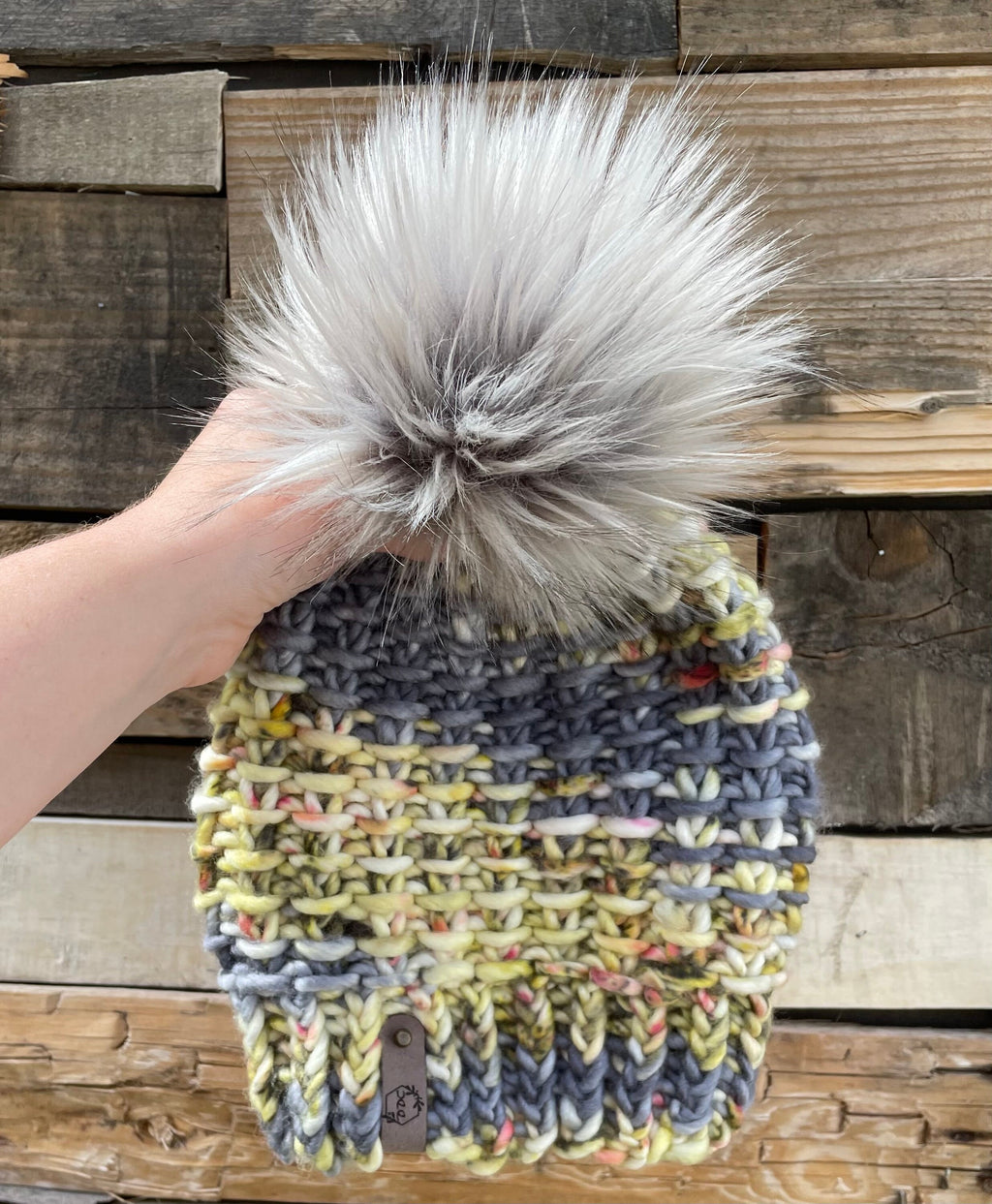 Adult knit beanie
