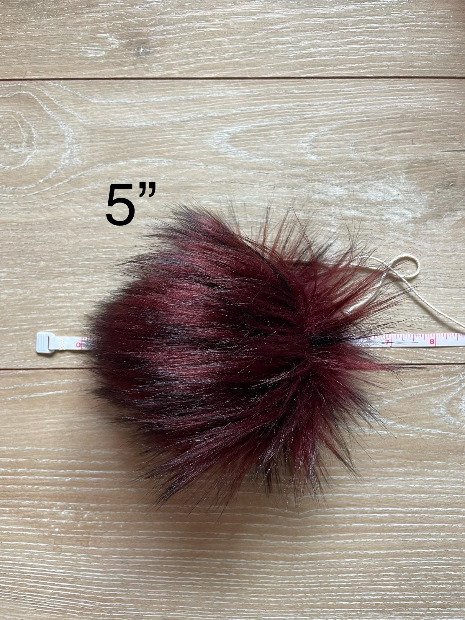 Winery faux fur pom pom