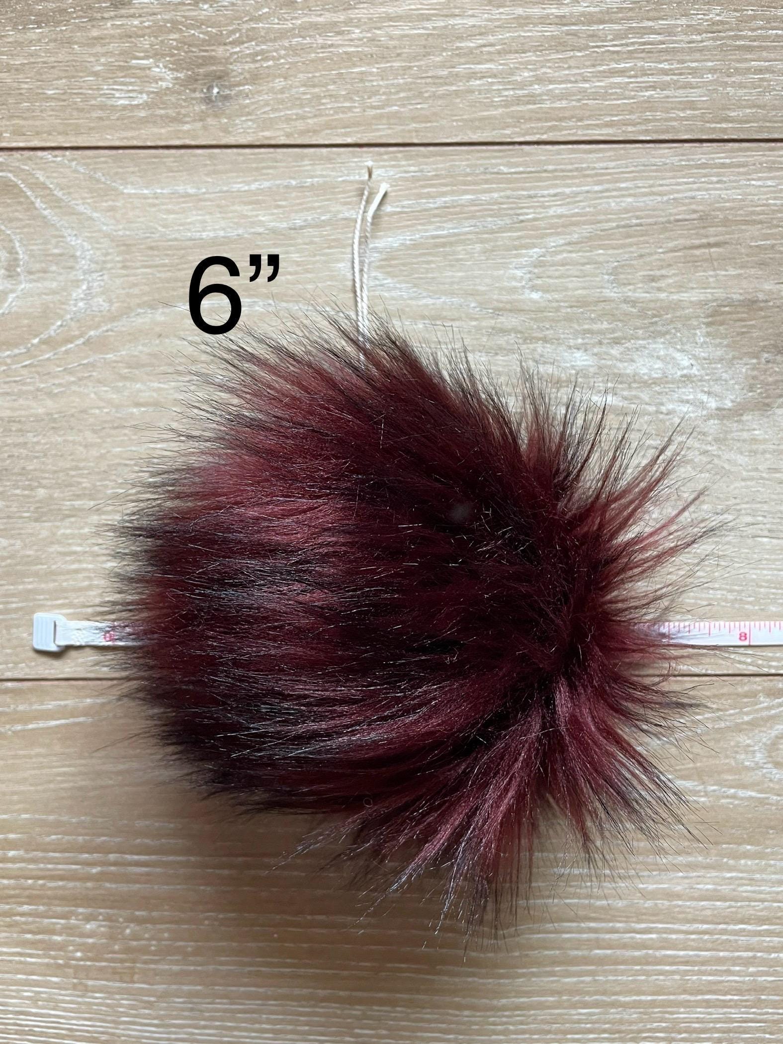 Winery faux fur pom pom