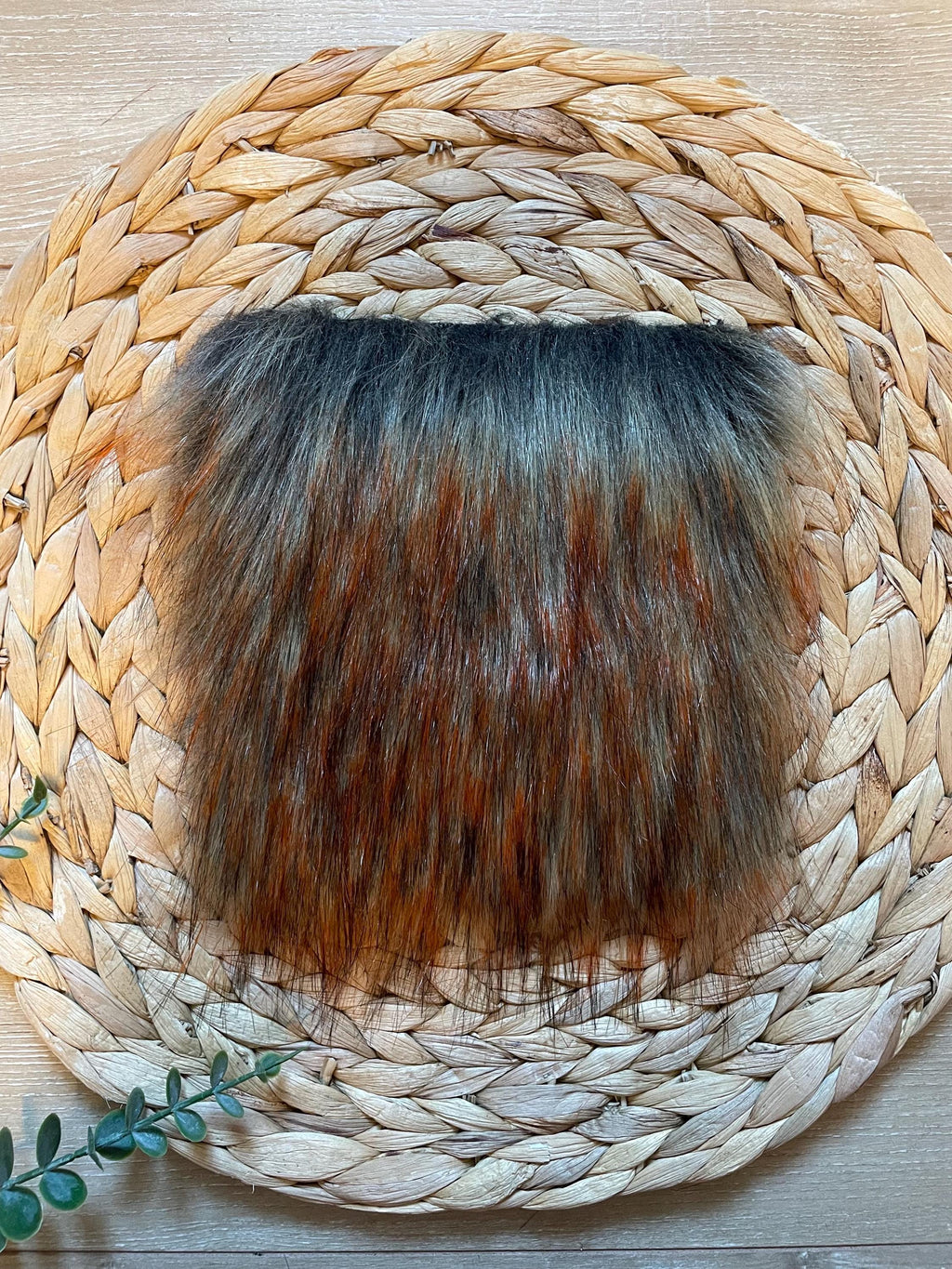 DIY Ember luxe wolf SQUARE Faux fur Pom Pom