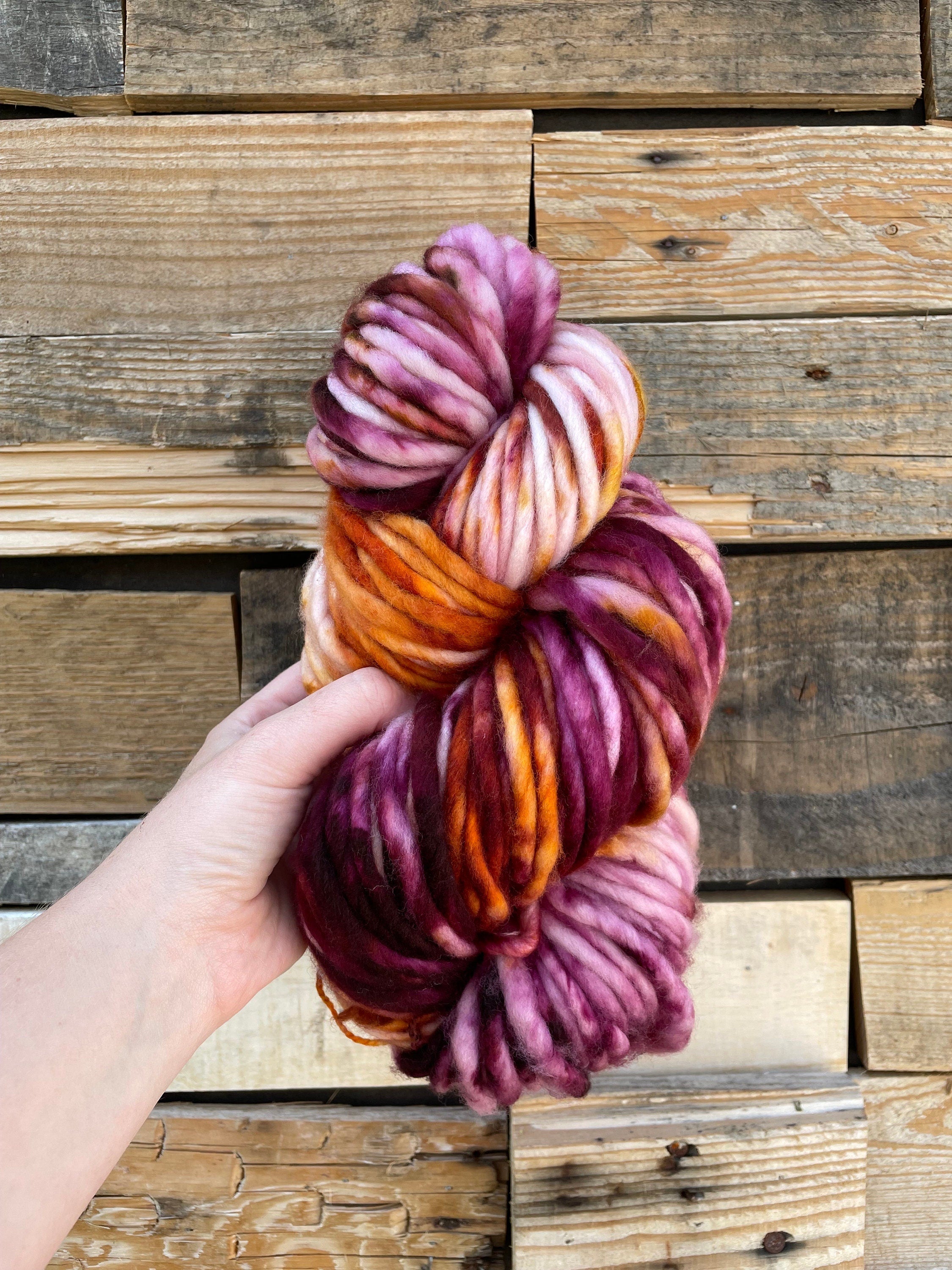 Amuck hand dyed yarn