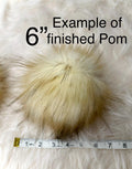DIY Lynx SQUARE Faux fur Pom Pom