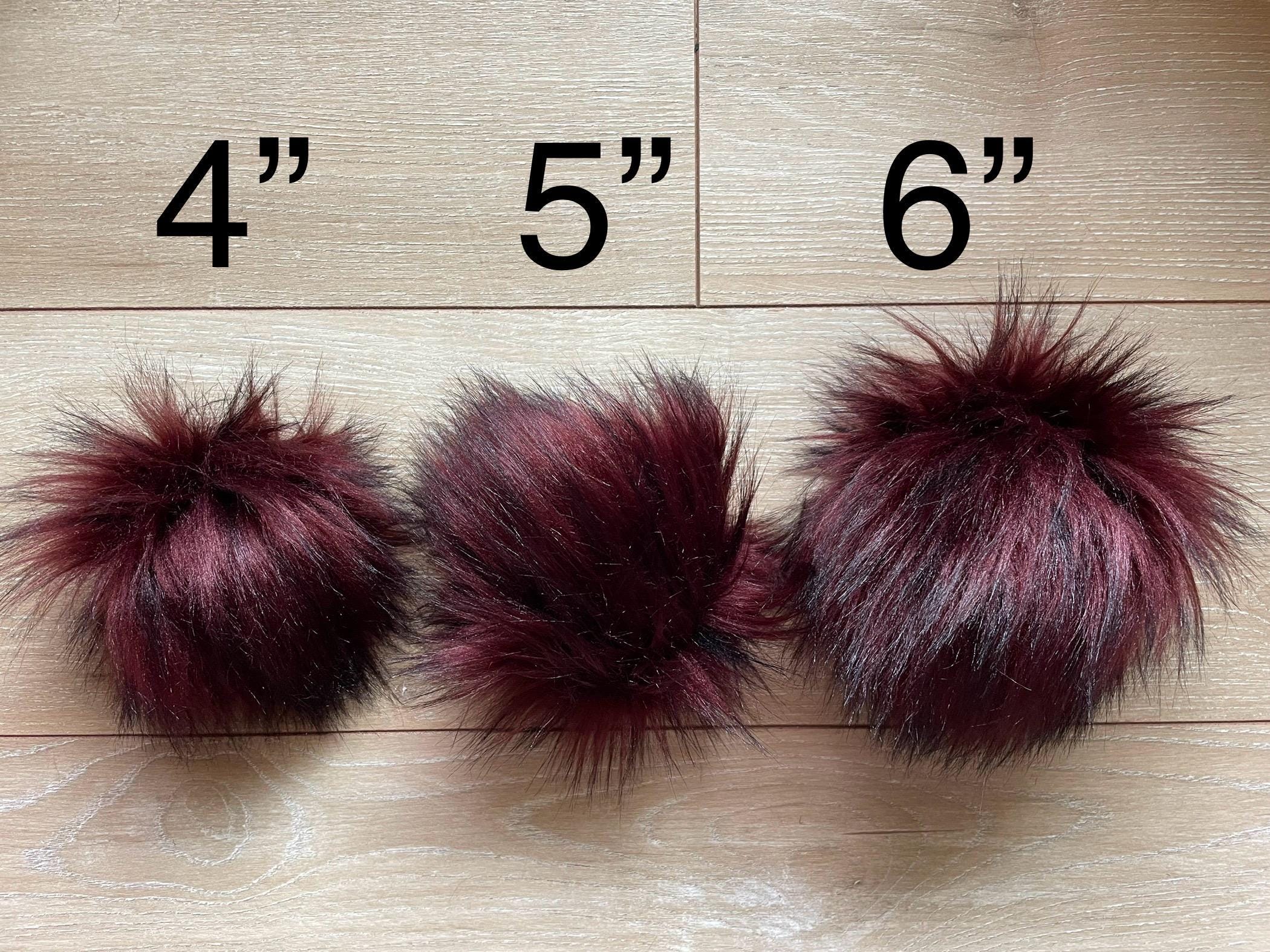 Winery faux fur pom pom