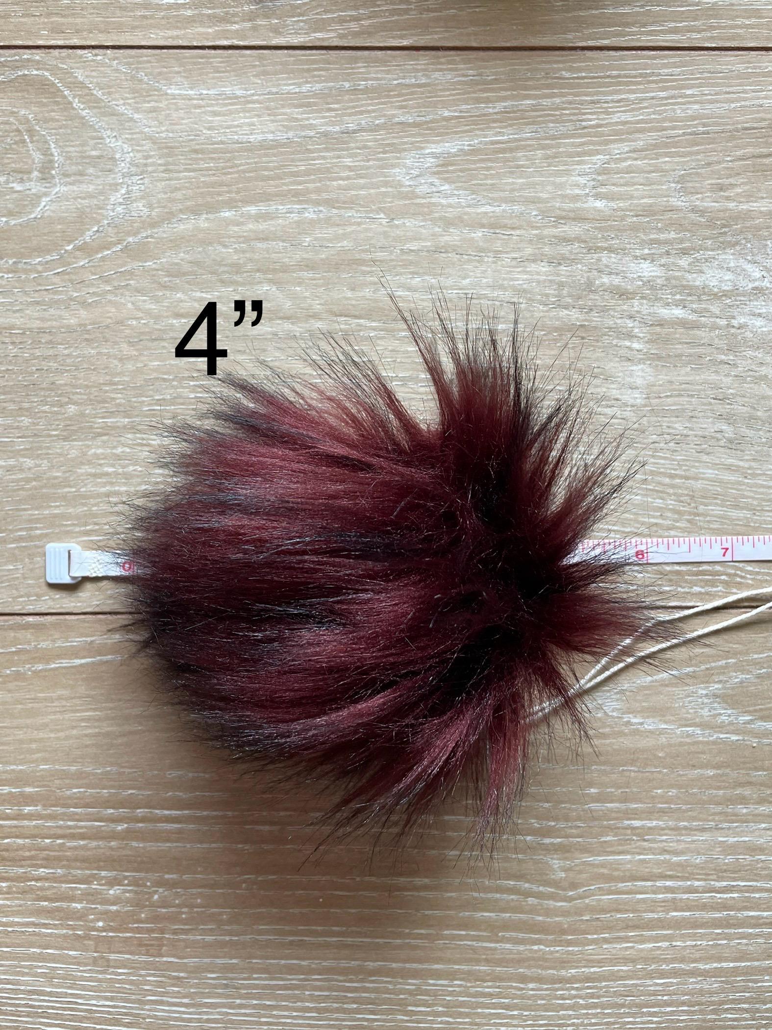 Winery faux fur pom pom