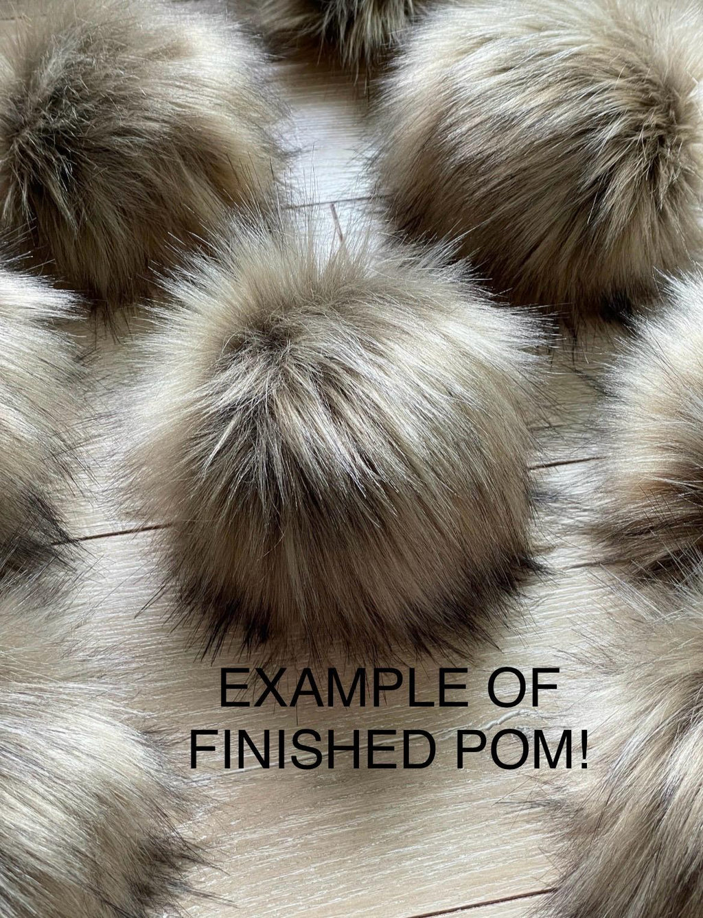DIY Perfect SQUARE Faux fur Pom Pom