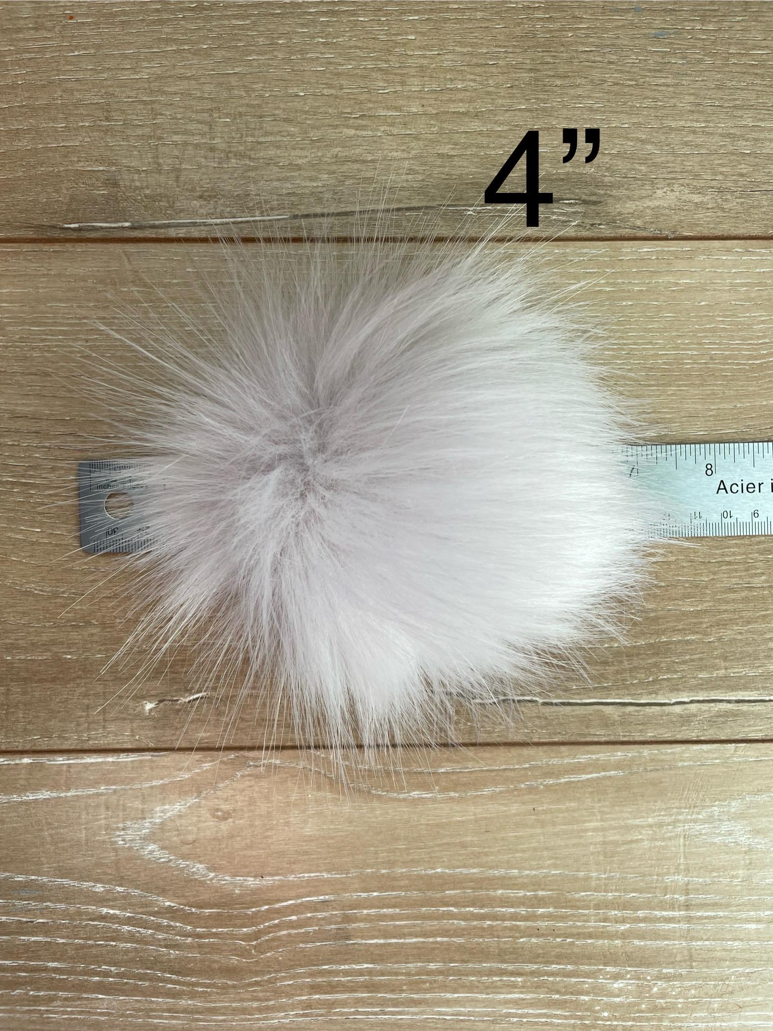 Kunzite Luxe faux fur Pom Poms