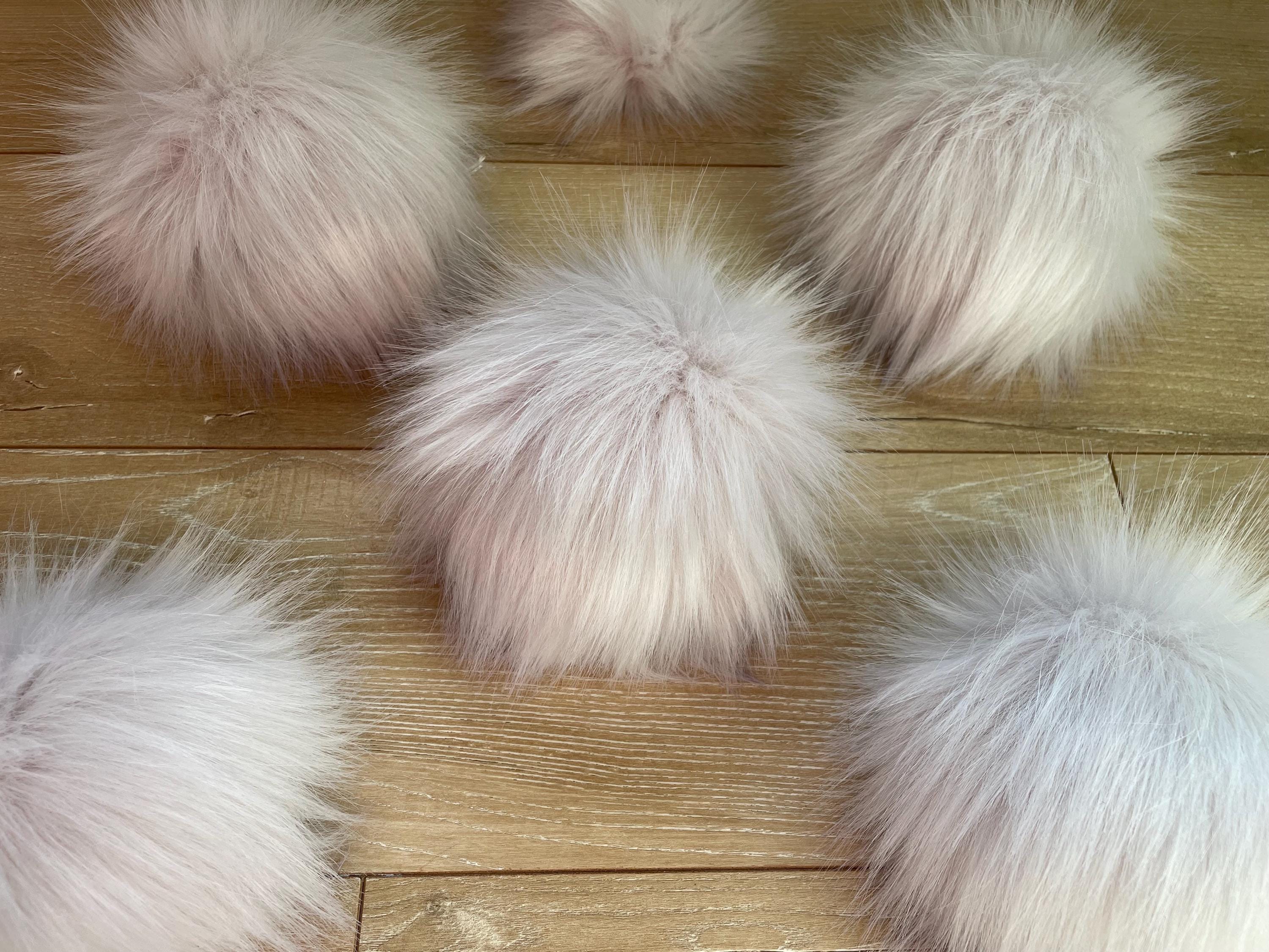 Kunzite Luxe faux fur Pom Poms