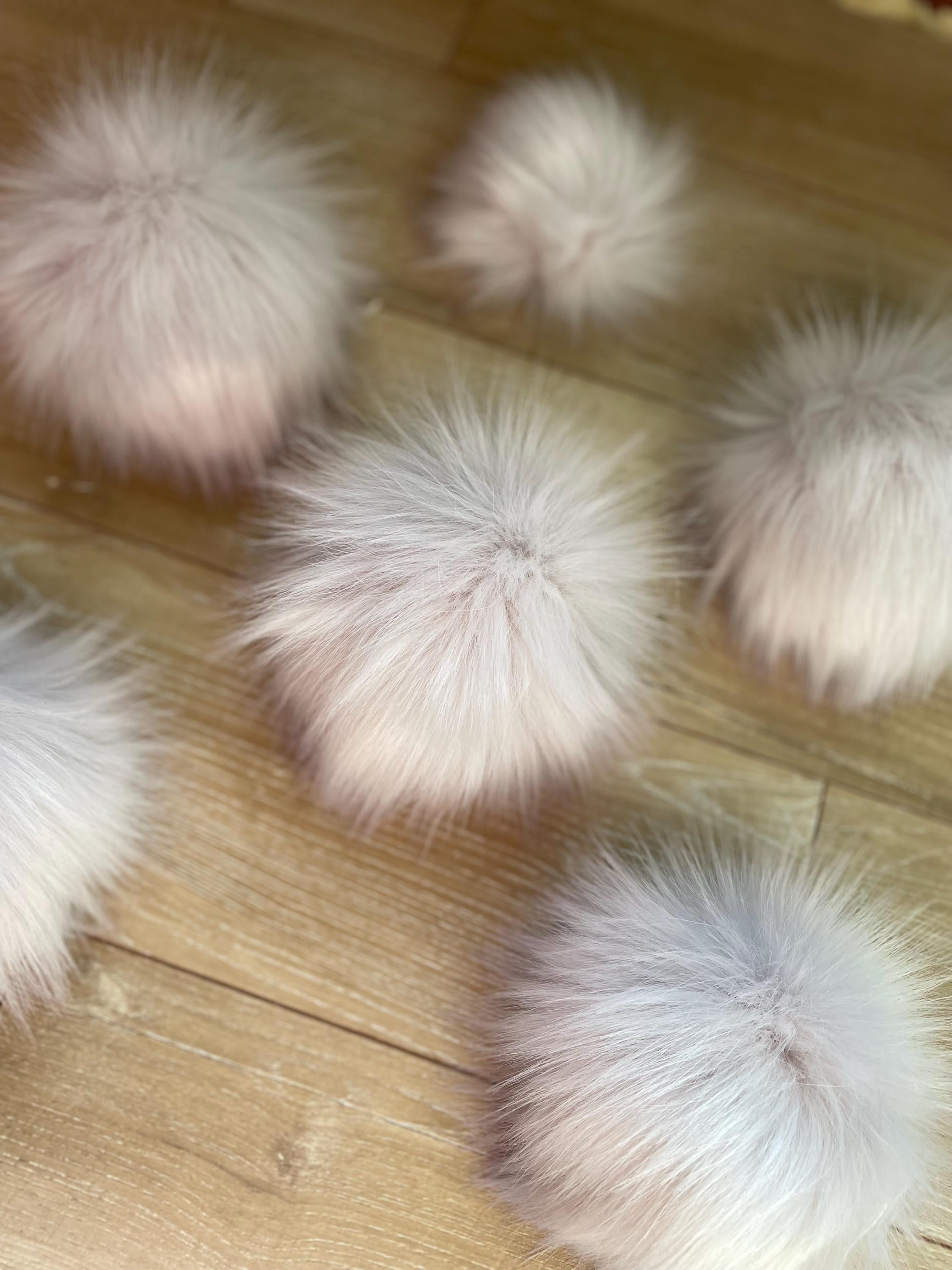 Kunzite Luxe faux fur Pom Poms