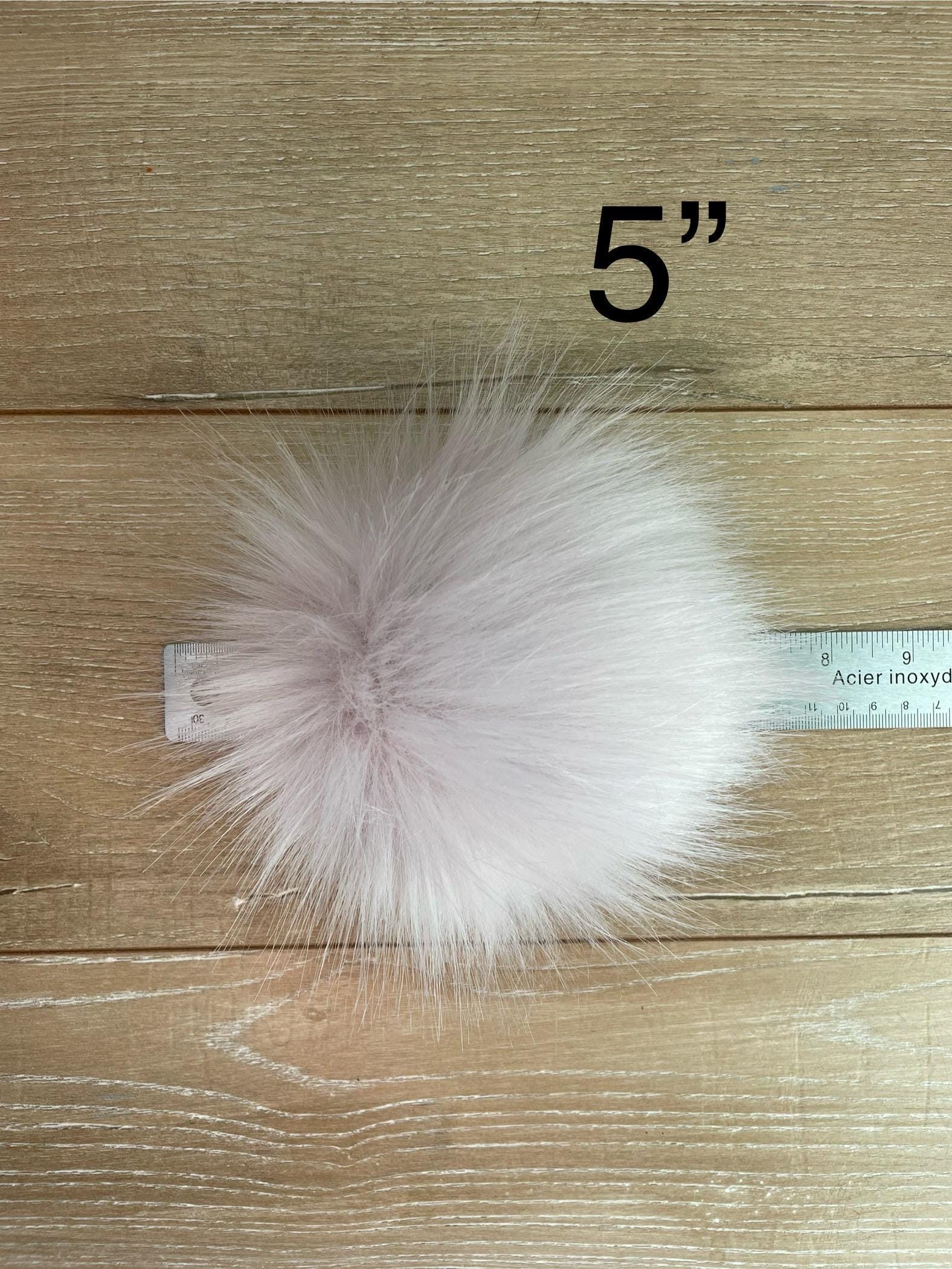 Kunzite Luxe faux fur Pom Poms