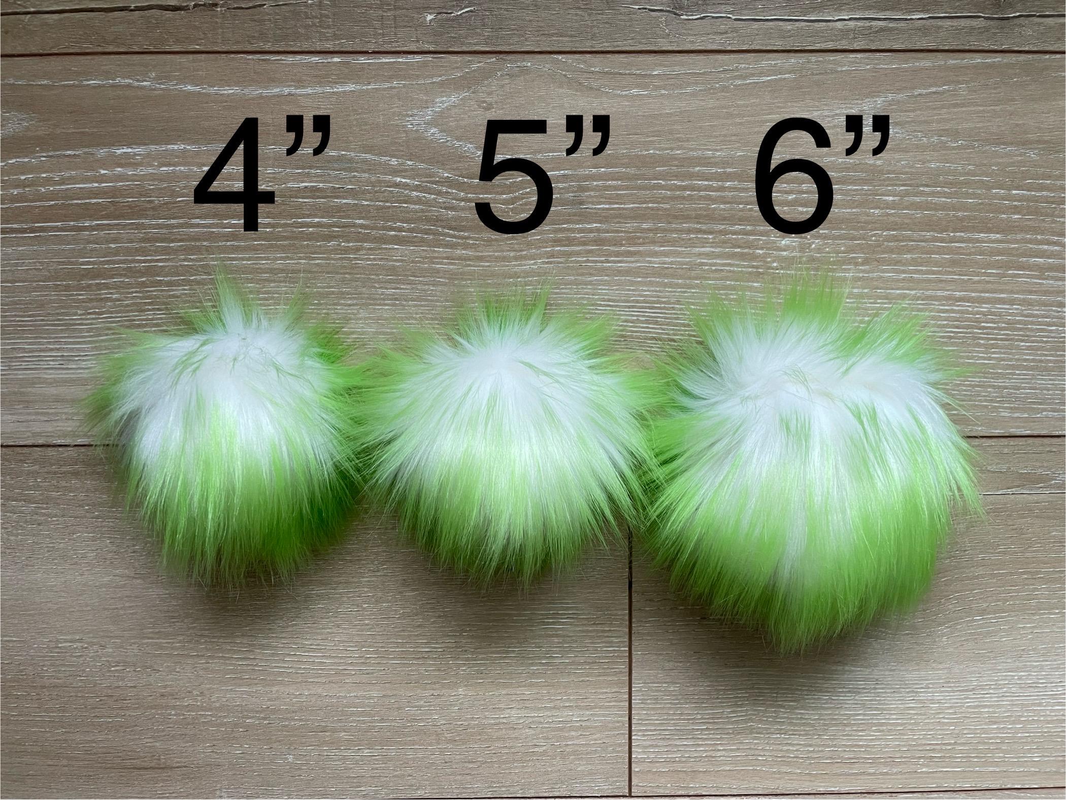 Lime green tips Pom