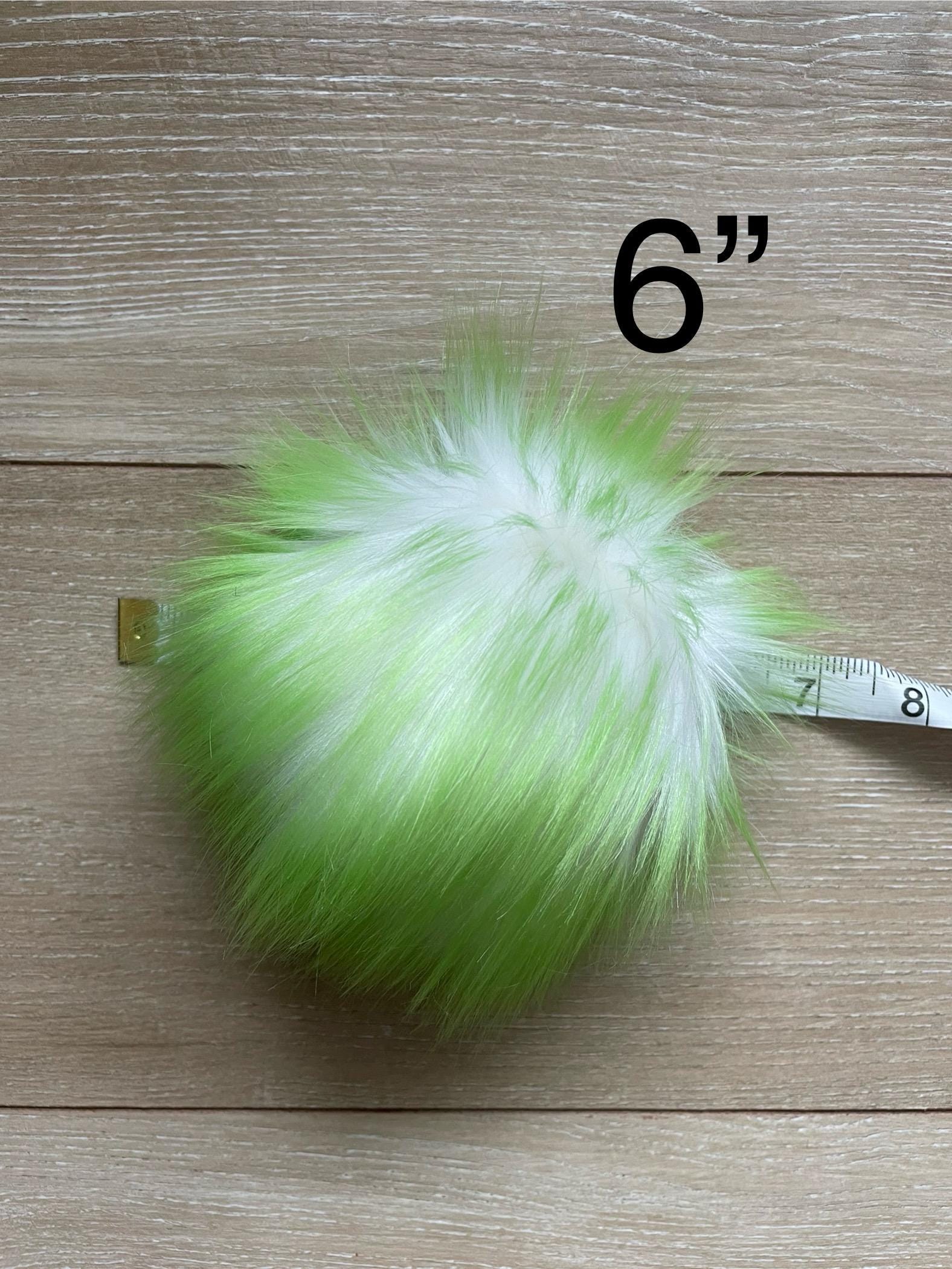 Lime green tips Pom