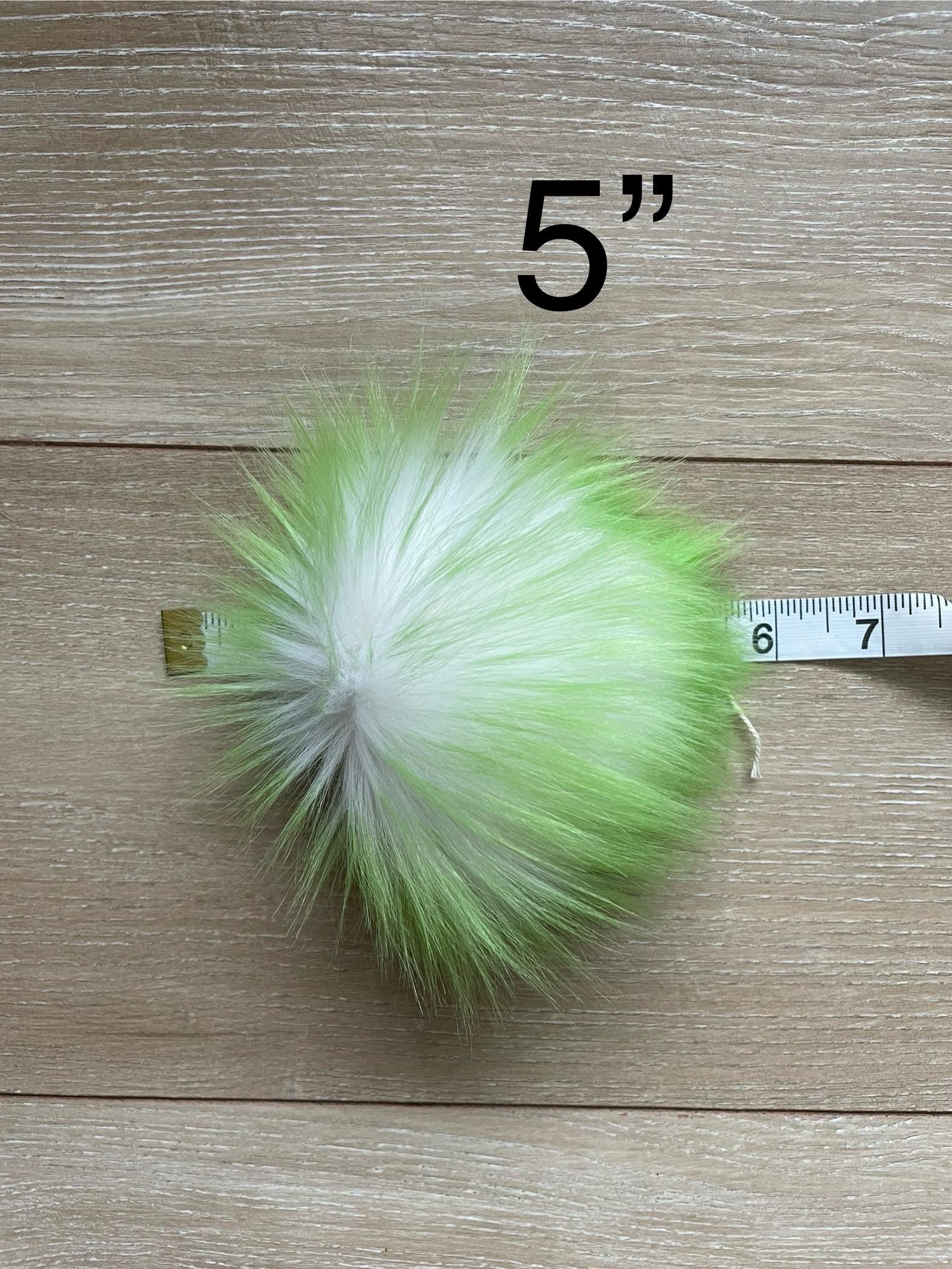Lime green tips Pom