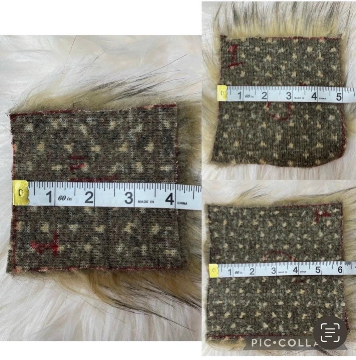Crème brûlée Faux fur Pom Pom