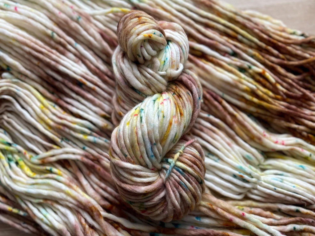 Elain Hand dyed super bulky merino wool yarn
