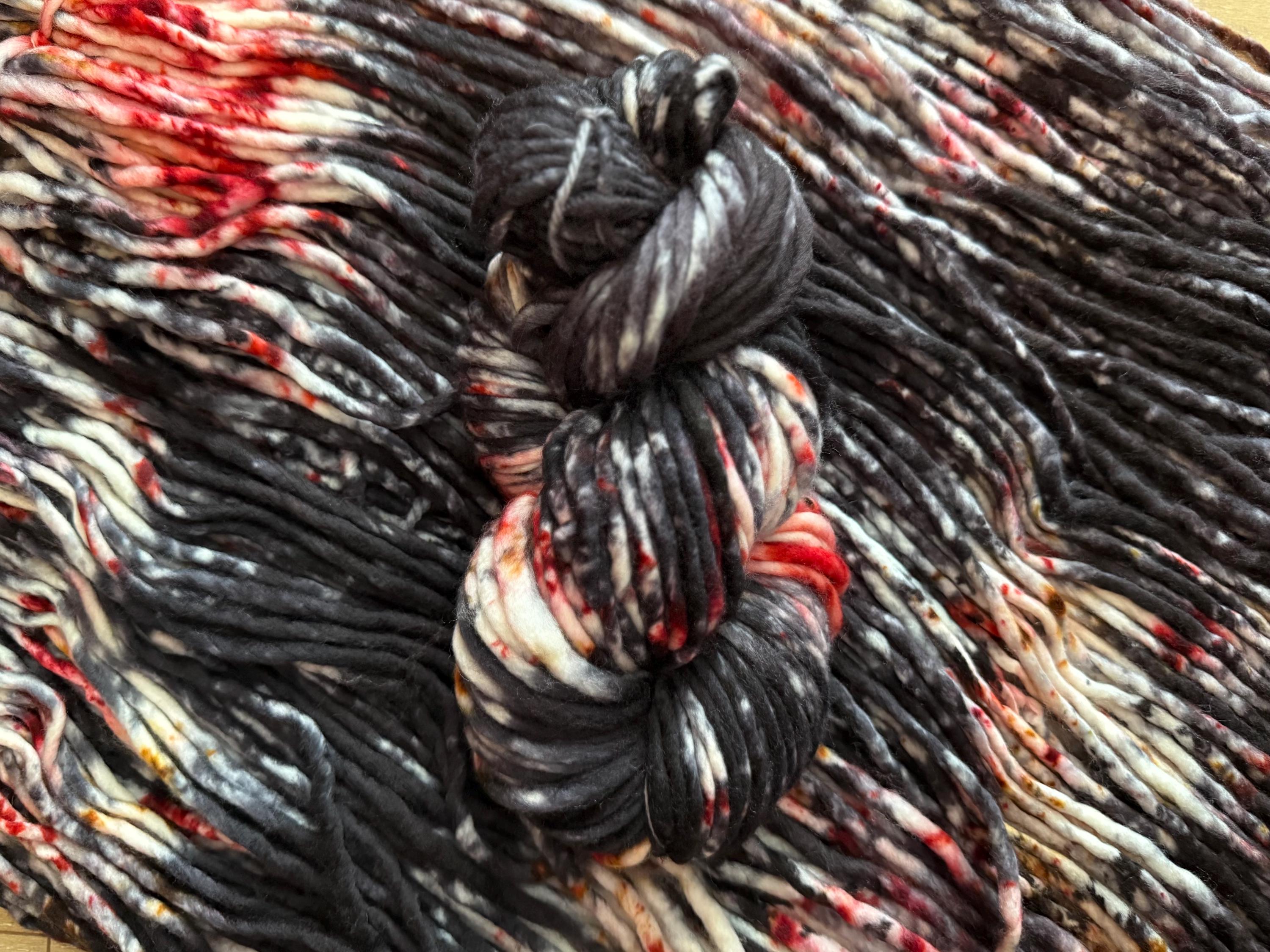 Cassian Hand dyed super bulky merino wool yarn