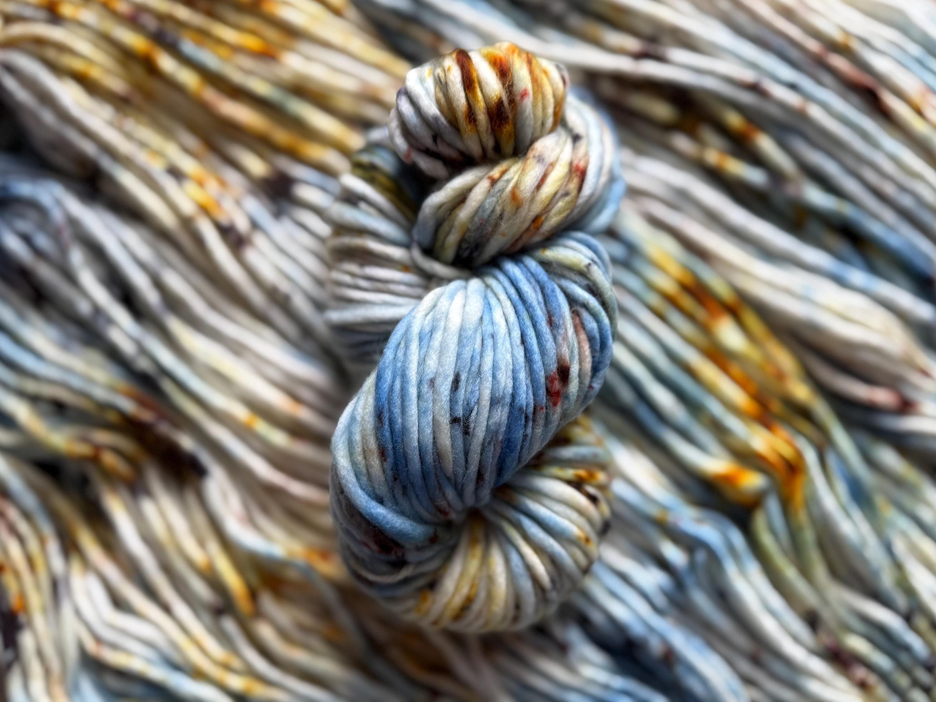 Nesta Hand dyed super bulky merino wool yarn