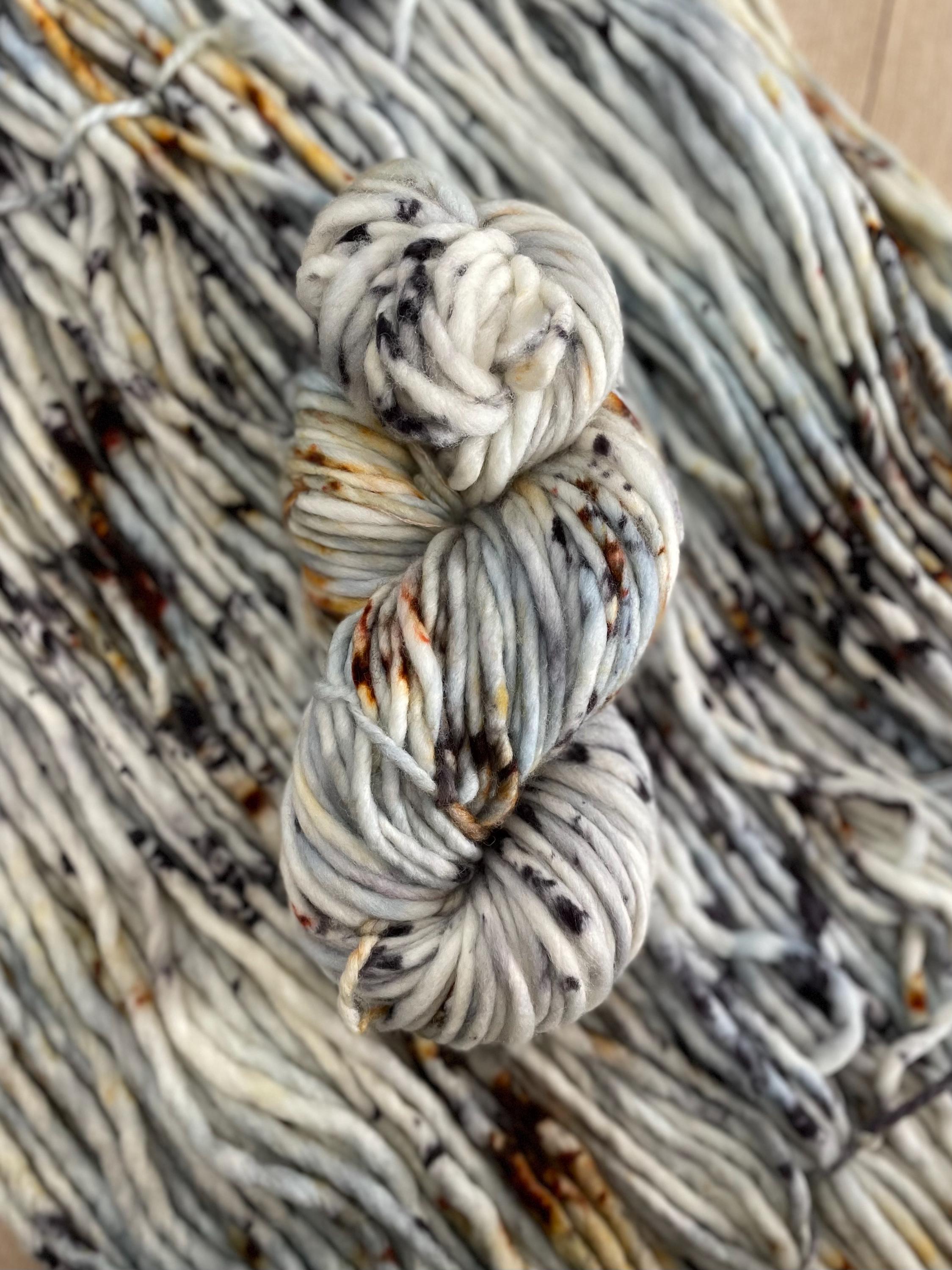 Feyre darling Hand dyed super bulky merino wool yarn