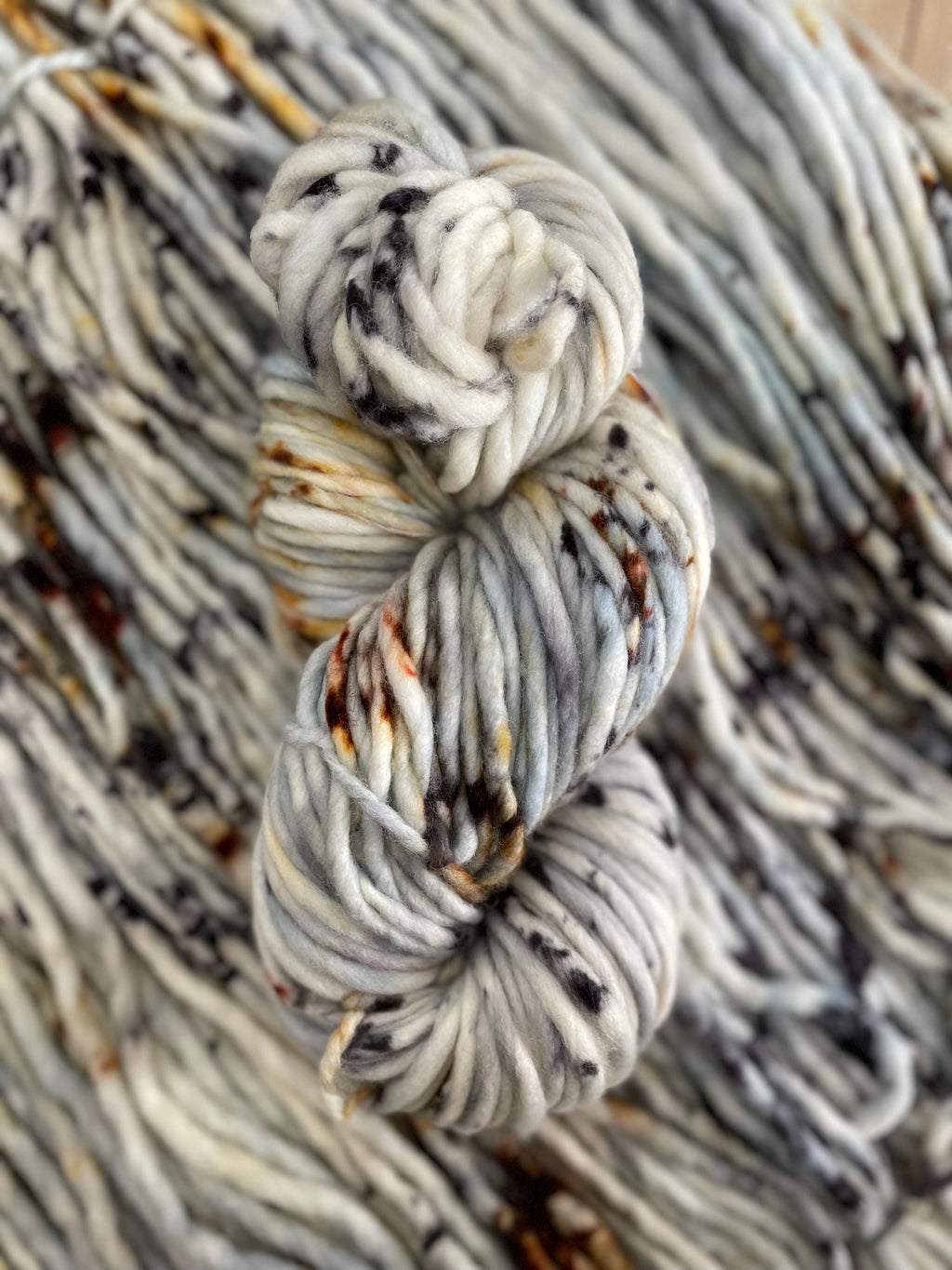 Feyre darling Hand dyed super bulky merino wool yarn