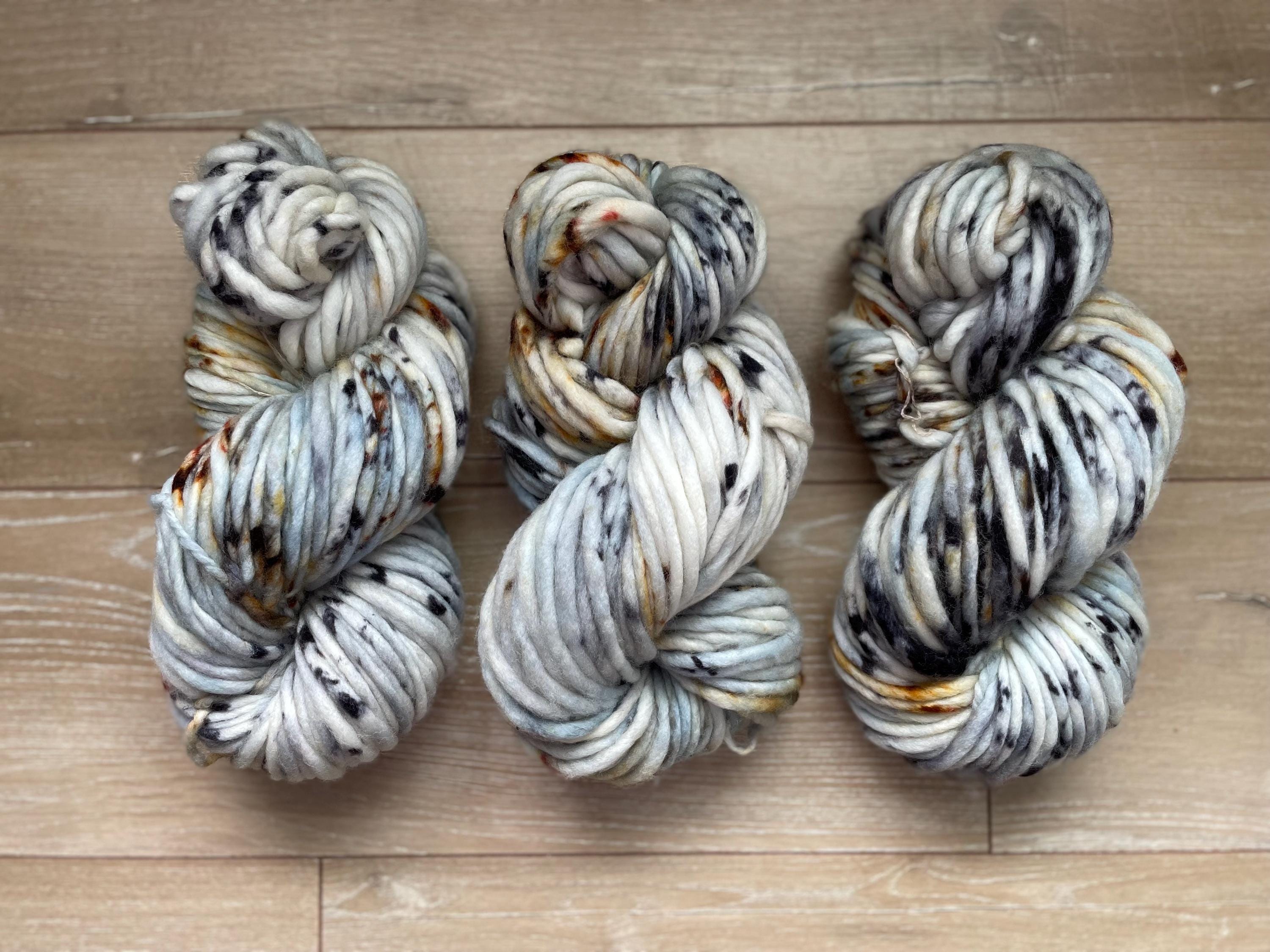 Feyre darling Hand dyed super bulky merino wool yarn