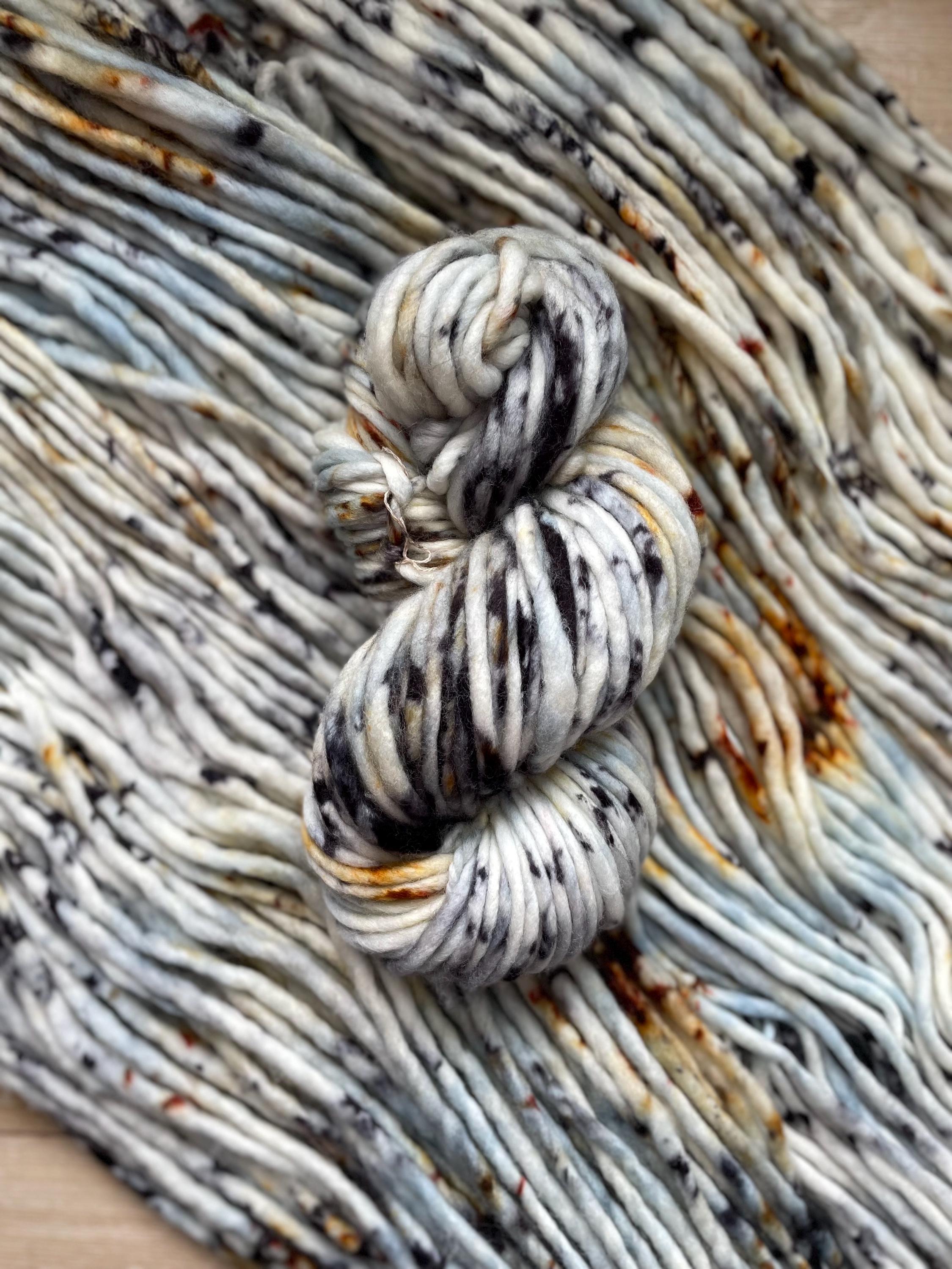 Feyre darling Hand dyed super bulky merino wool yarn