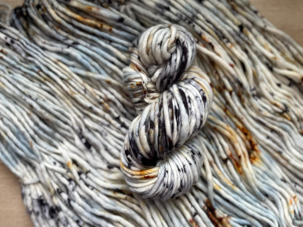 Feyre darling Hand dyed super bulky merino wool yarn