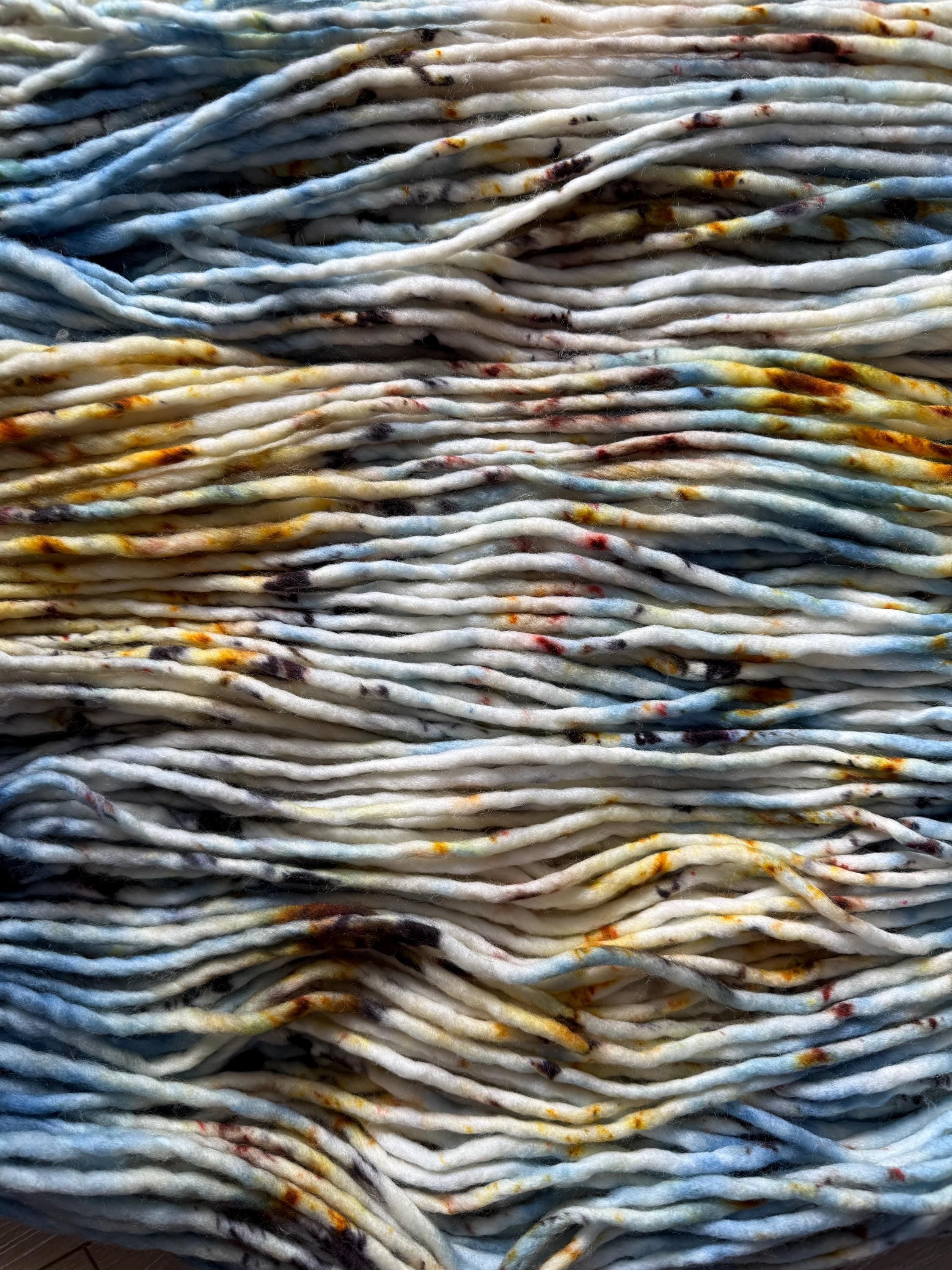 Nesta Hand dyed super bulky merino wool yarn