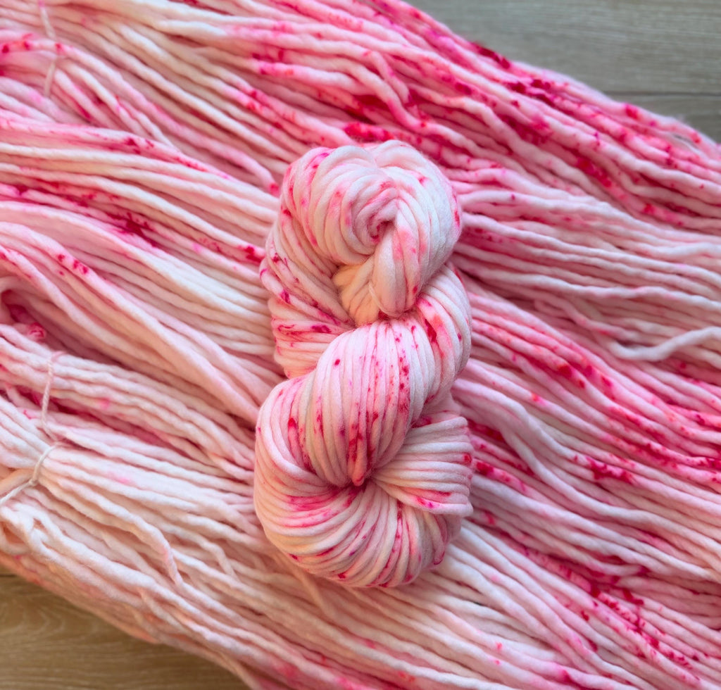 Kiss me Hand dyed super bulky merino wool yarn