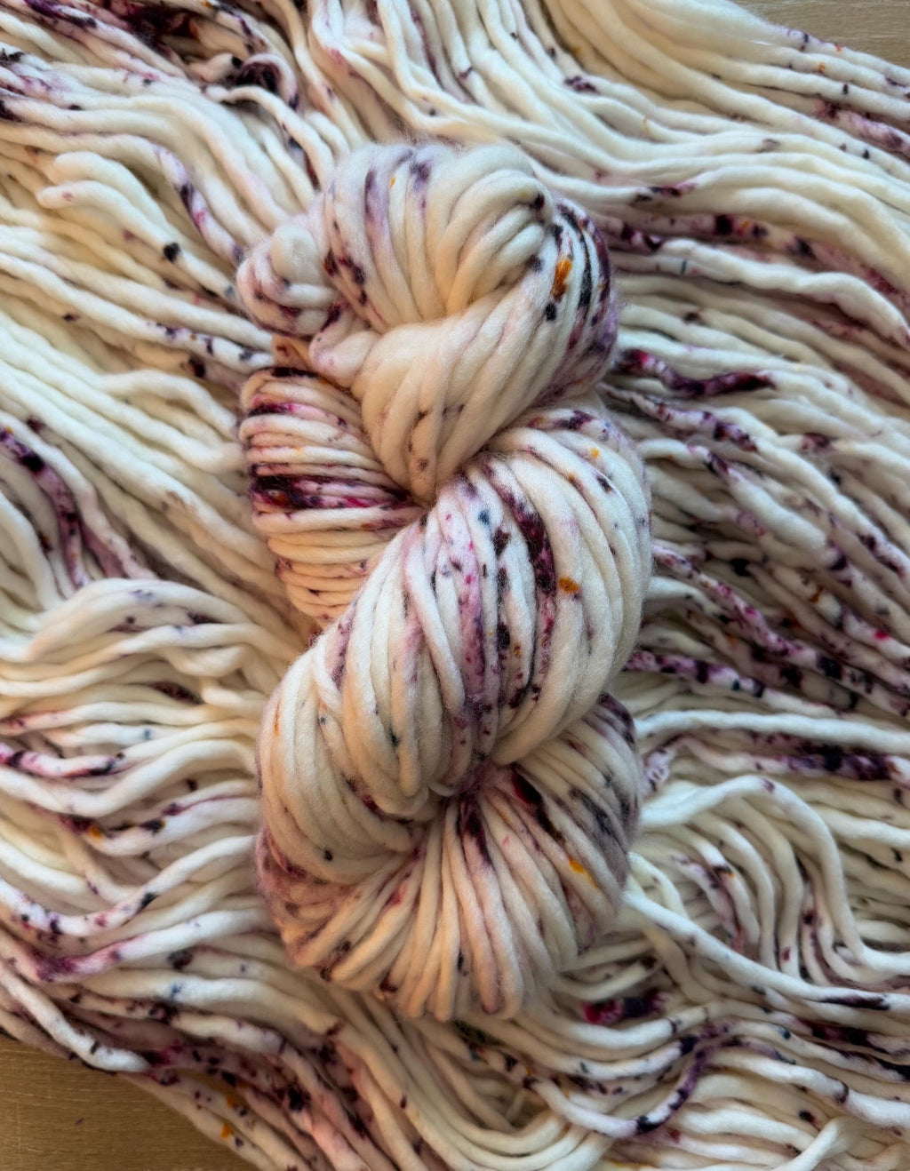 Be mine Hand dyed super bulky merino wool yarn