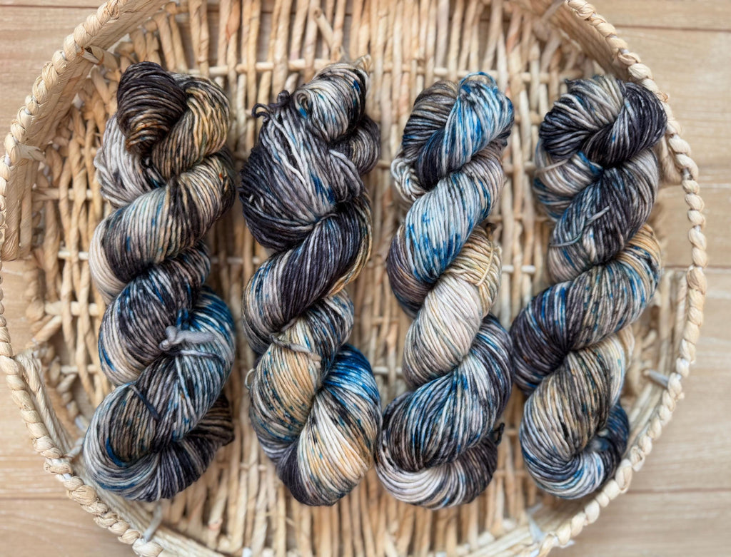 Azriel hand dyed yarn (worsted/aran)