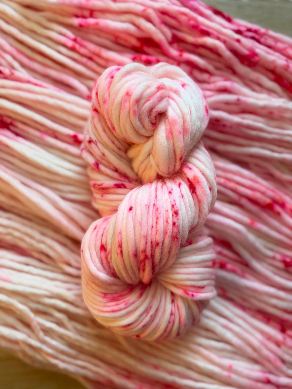Kiss me Hand dyed super bulky merino wool yarn