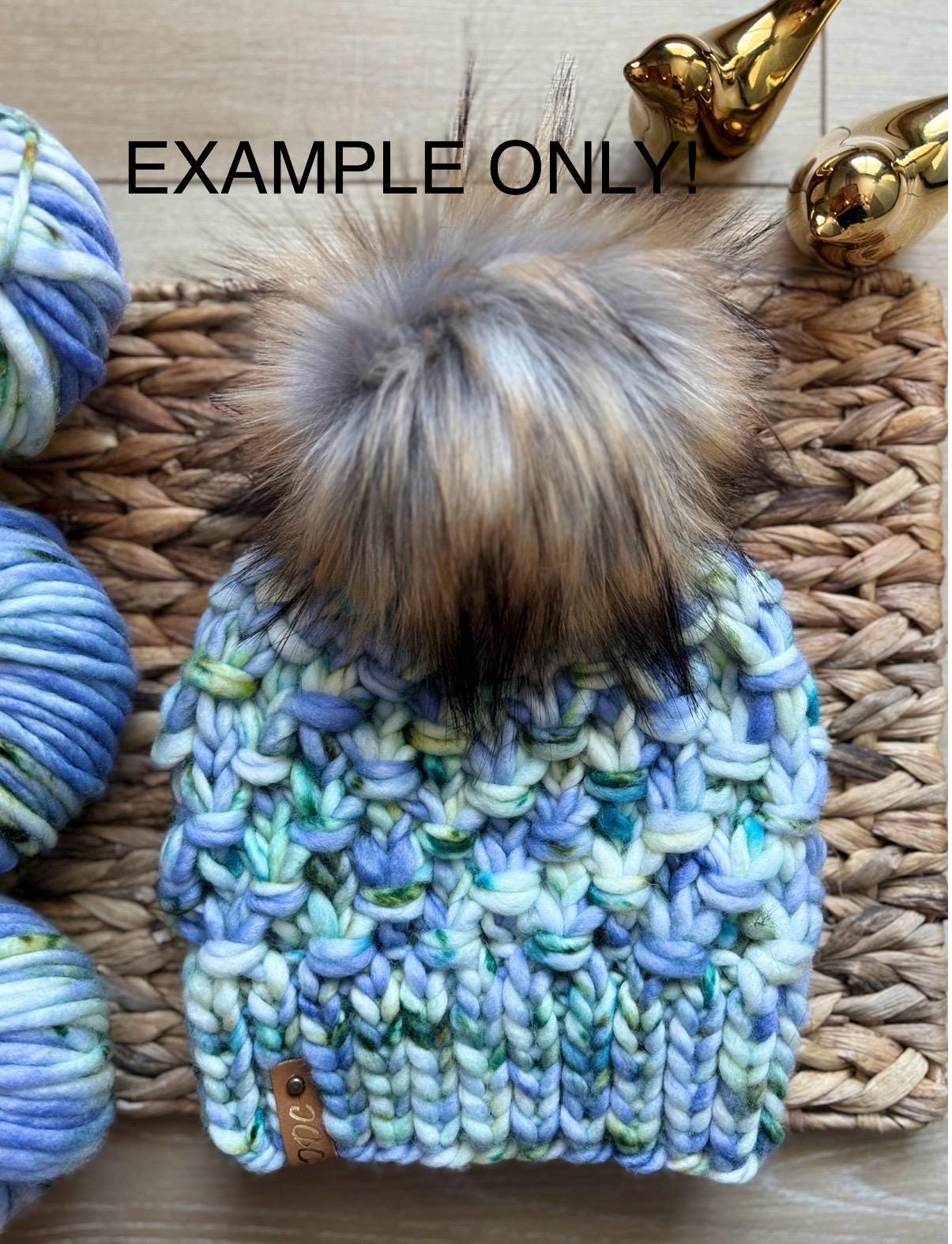 Spring cleaning Hand dyed super bulky merino wool yarn