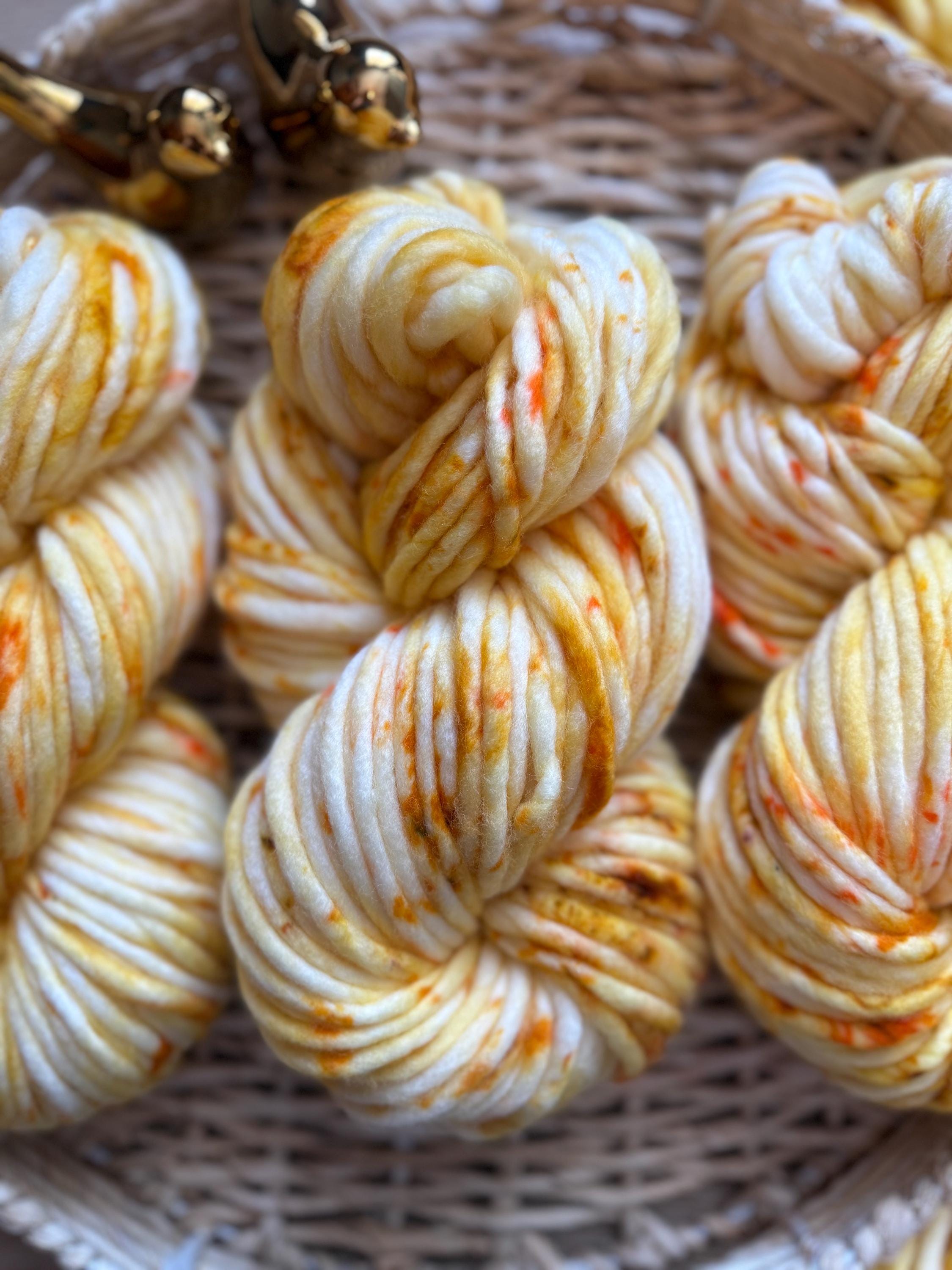 Pollen Hand dyed super bulky merino wool