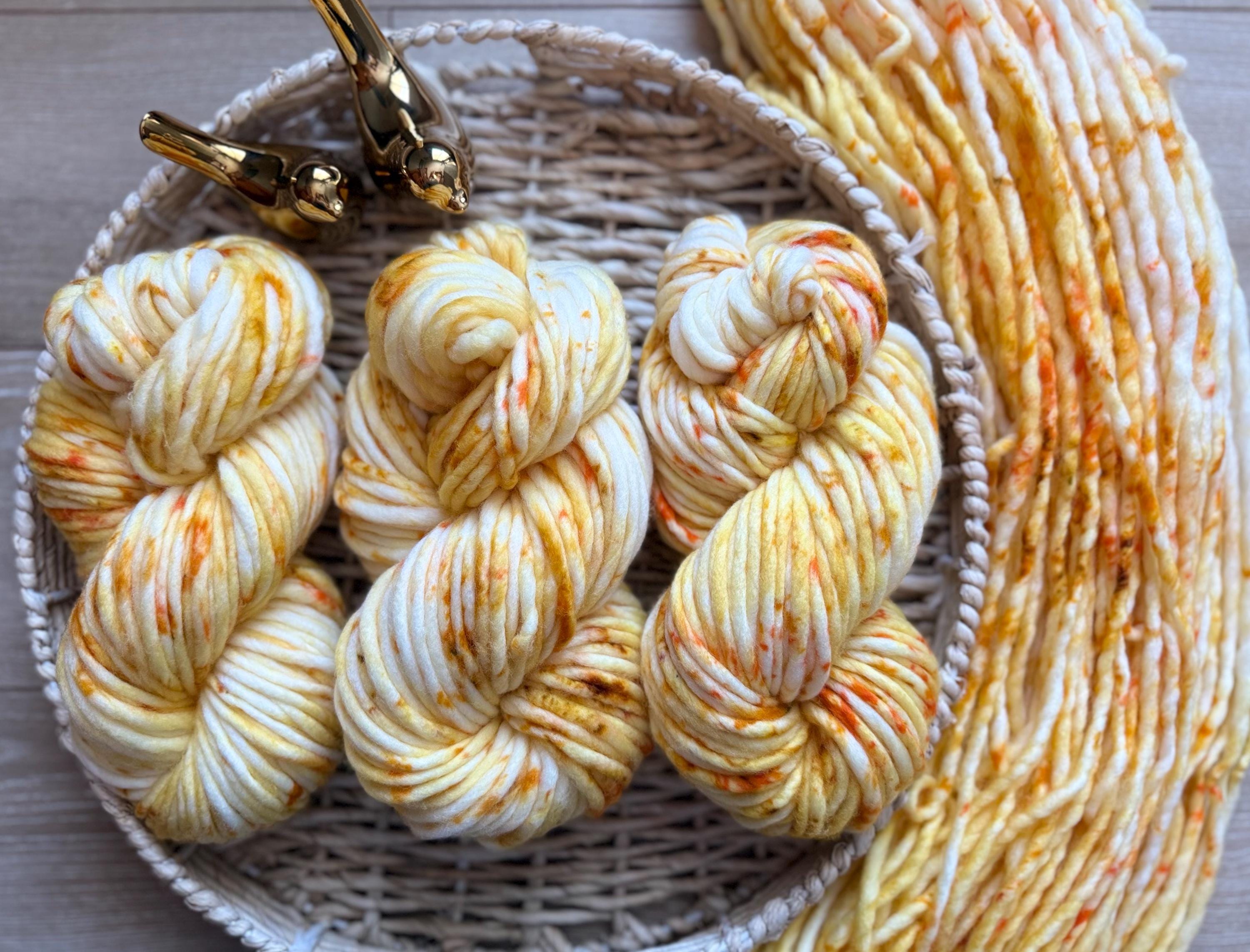 Pollen Hand dyed super bulky merino wool