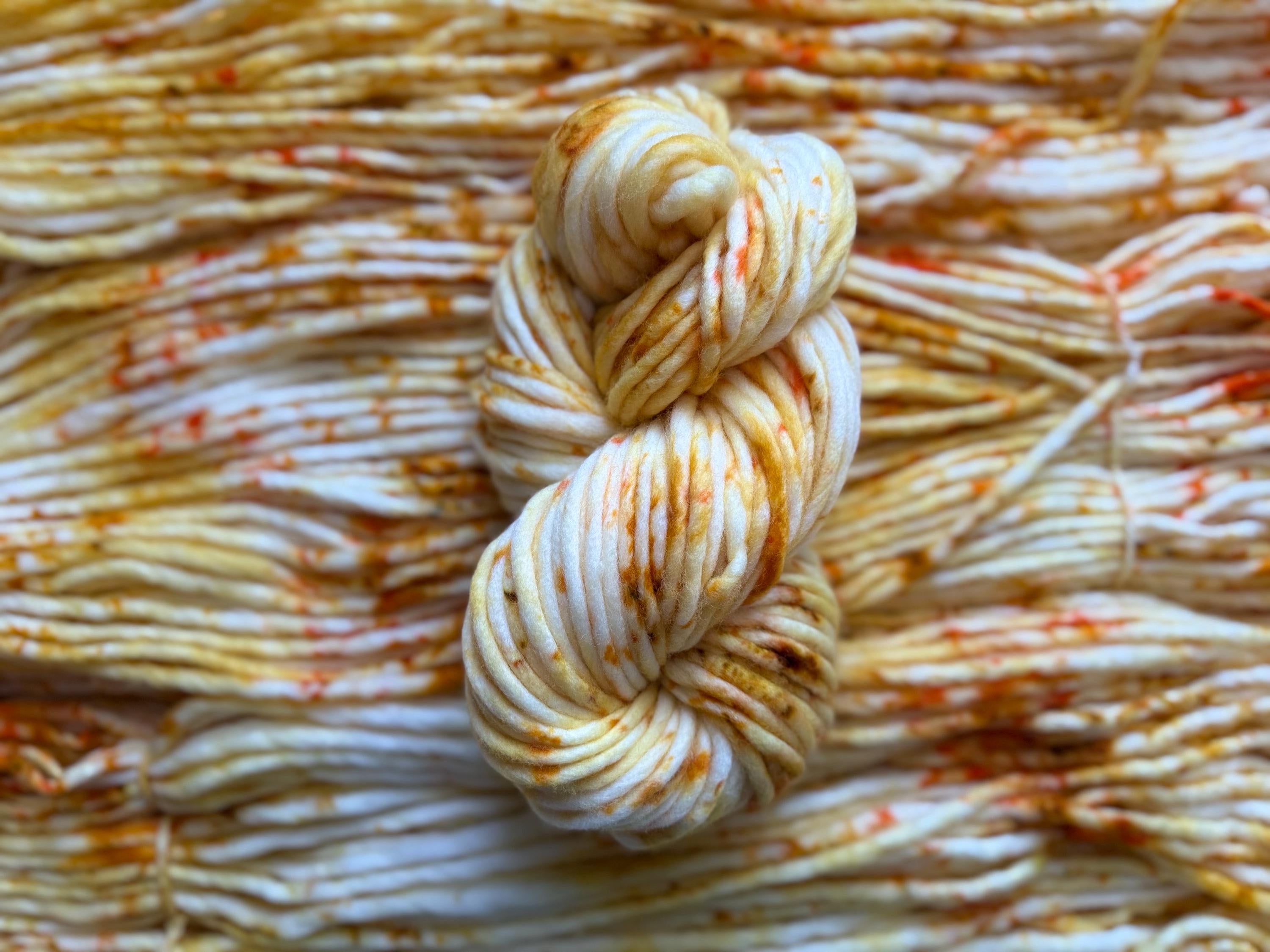 Pollen Hand dyed super bulky merino wool