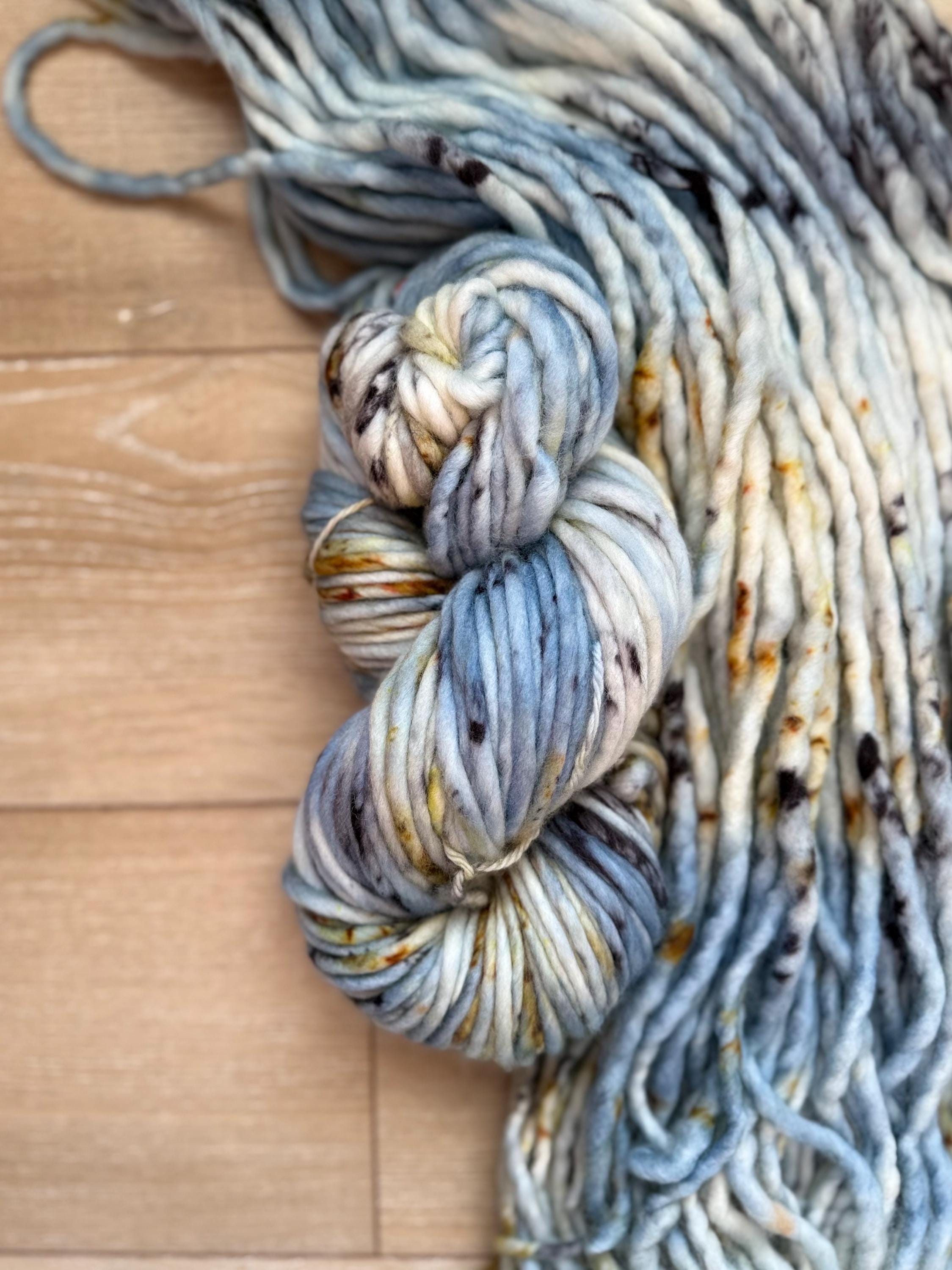 Feyre darling Hand dyed super bulky merino wool yarn