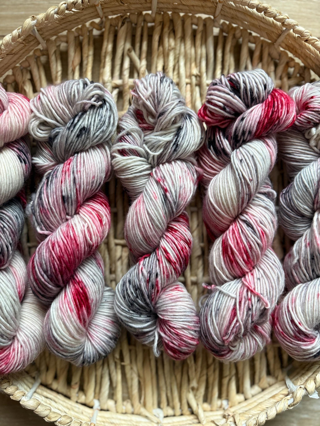 Amren hand dyed (worsted/aran) merino wool yarn
