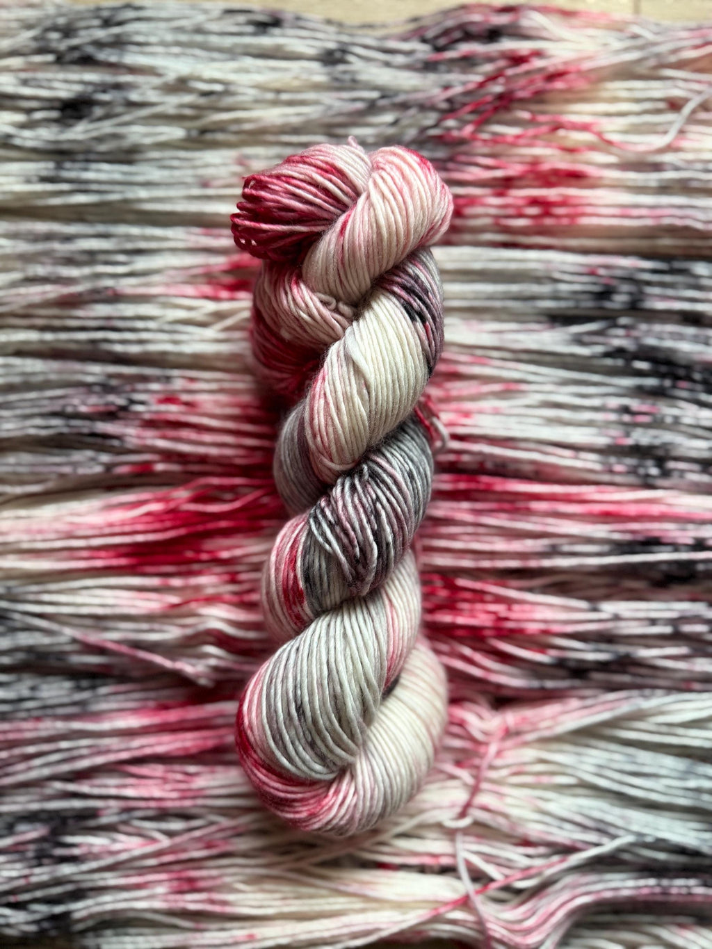 Amren hand dyed (worsted/aran) merino wool yarn