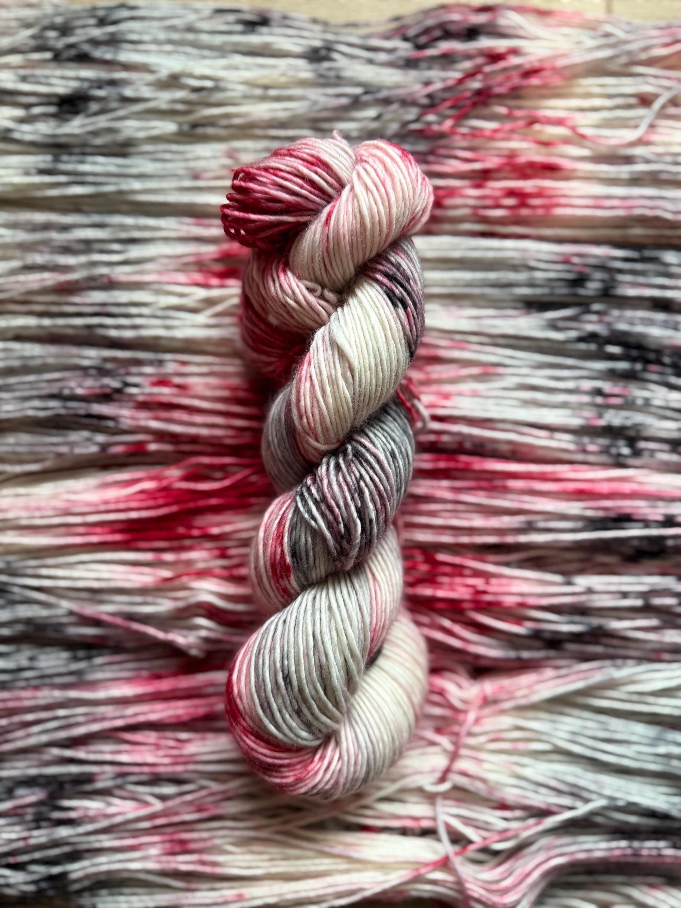 Amren hand dyed (worsted/aran) merino wool yarn
