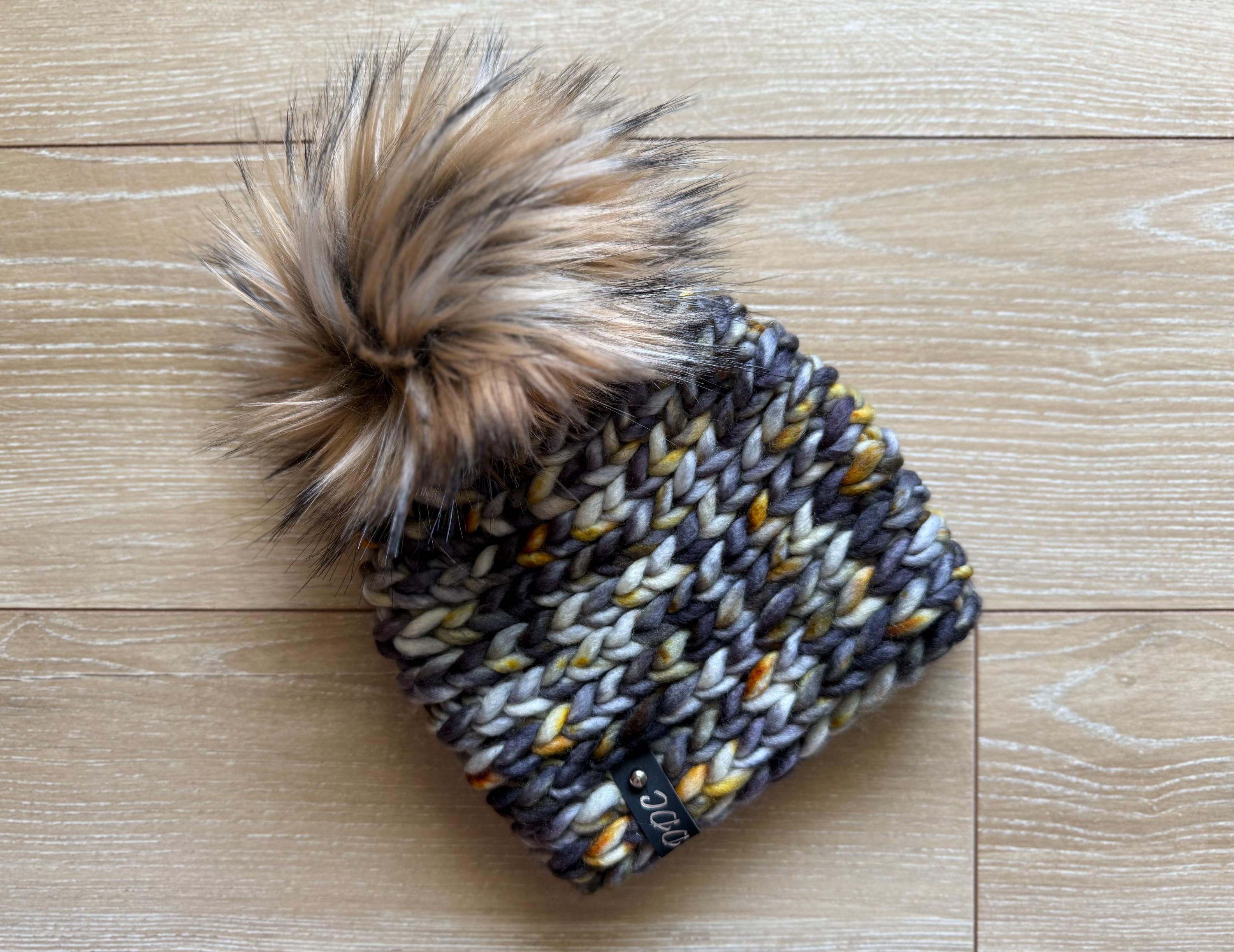 Toddler knit beanie