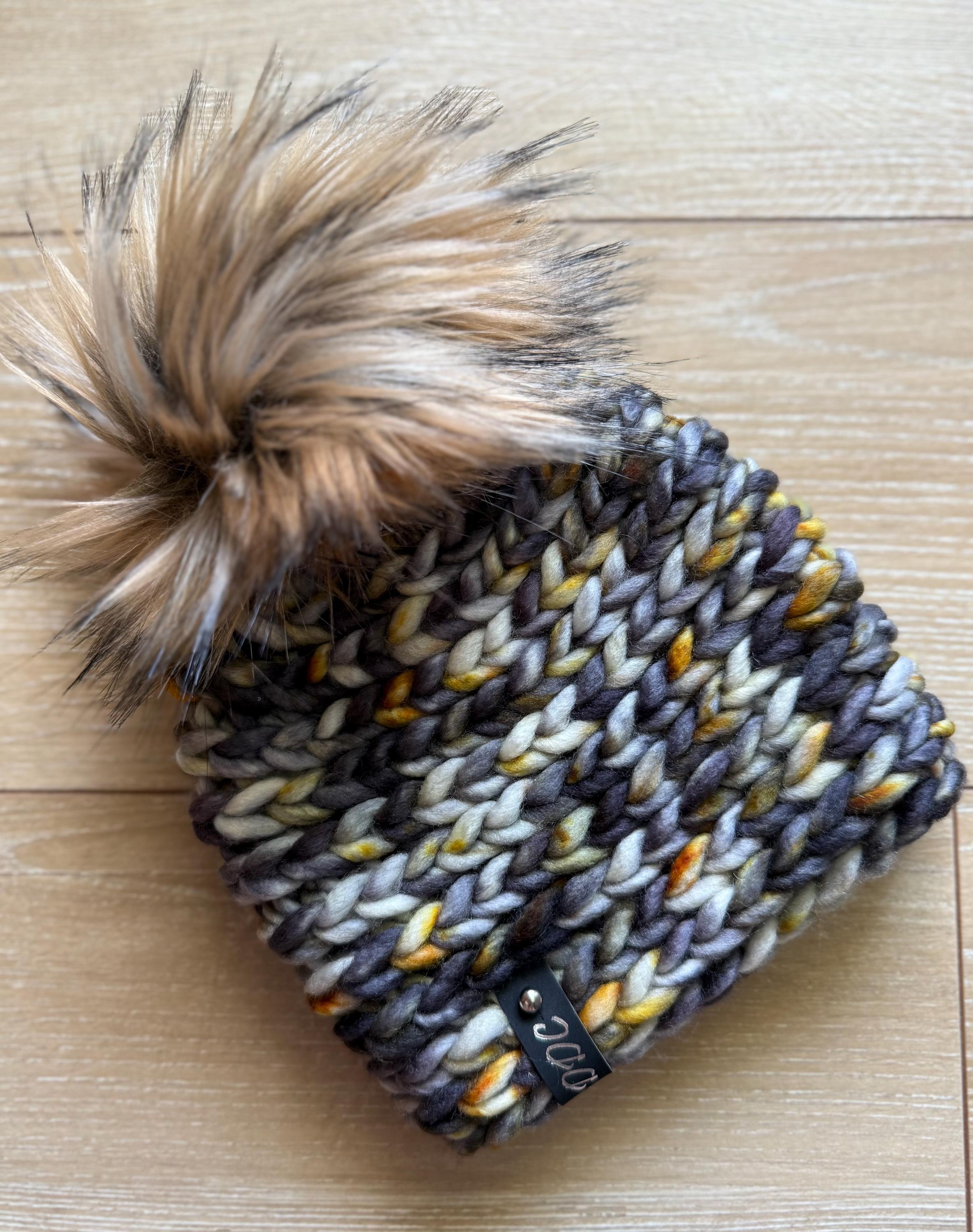 Toddler knit beanie